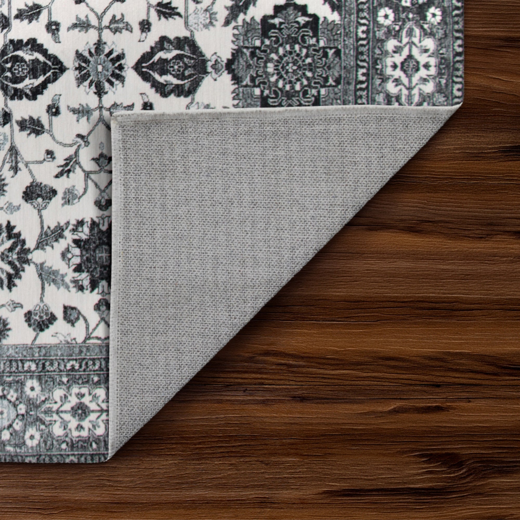 Ramage Grey Washable Rug