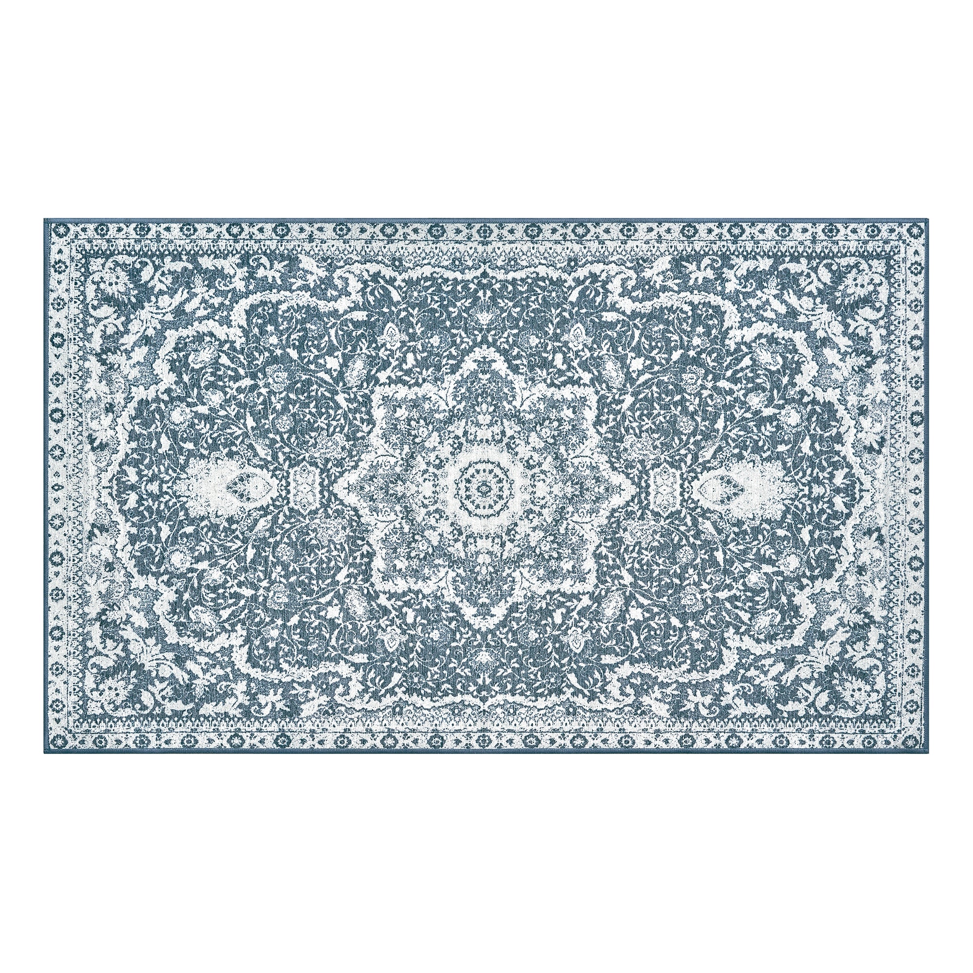 Parviz Blue Washable Rug
