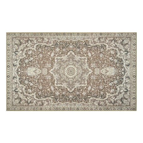 Parviz Brown Washable Rug