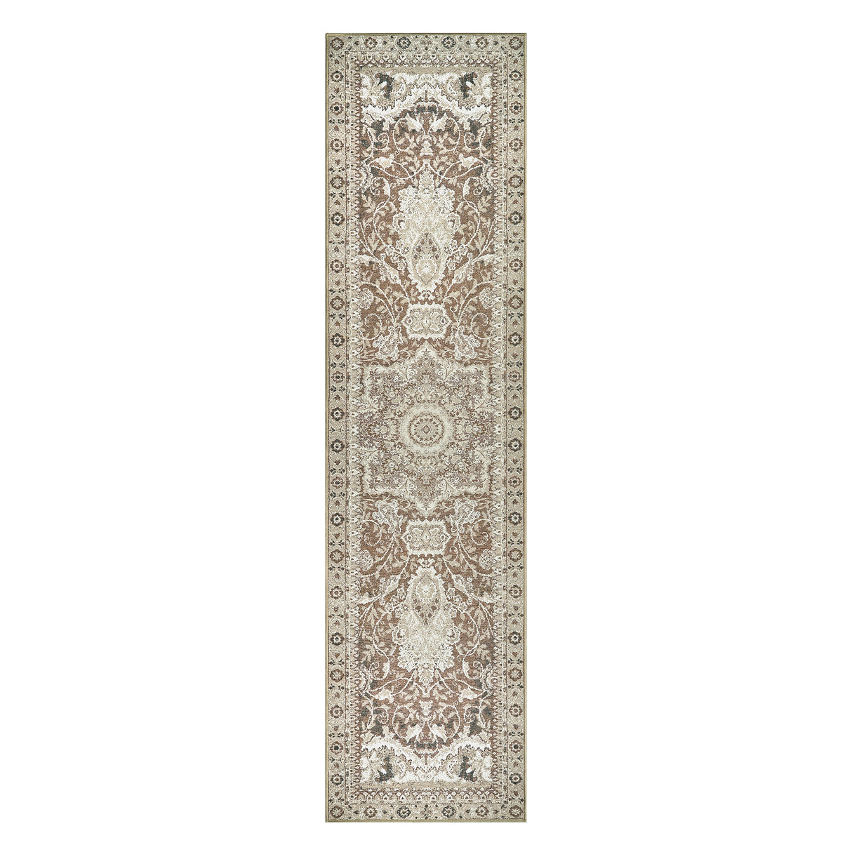 Parviz Brown Washable Rug