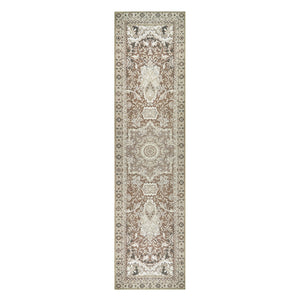 Parviz Brown Washable Rug