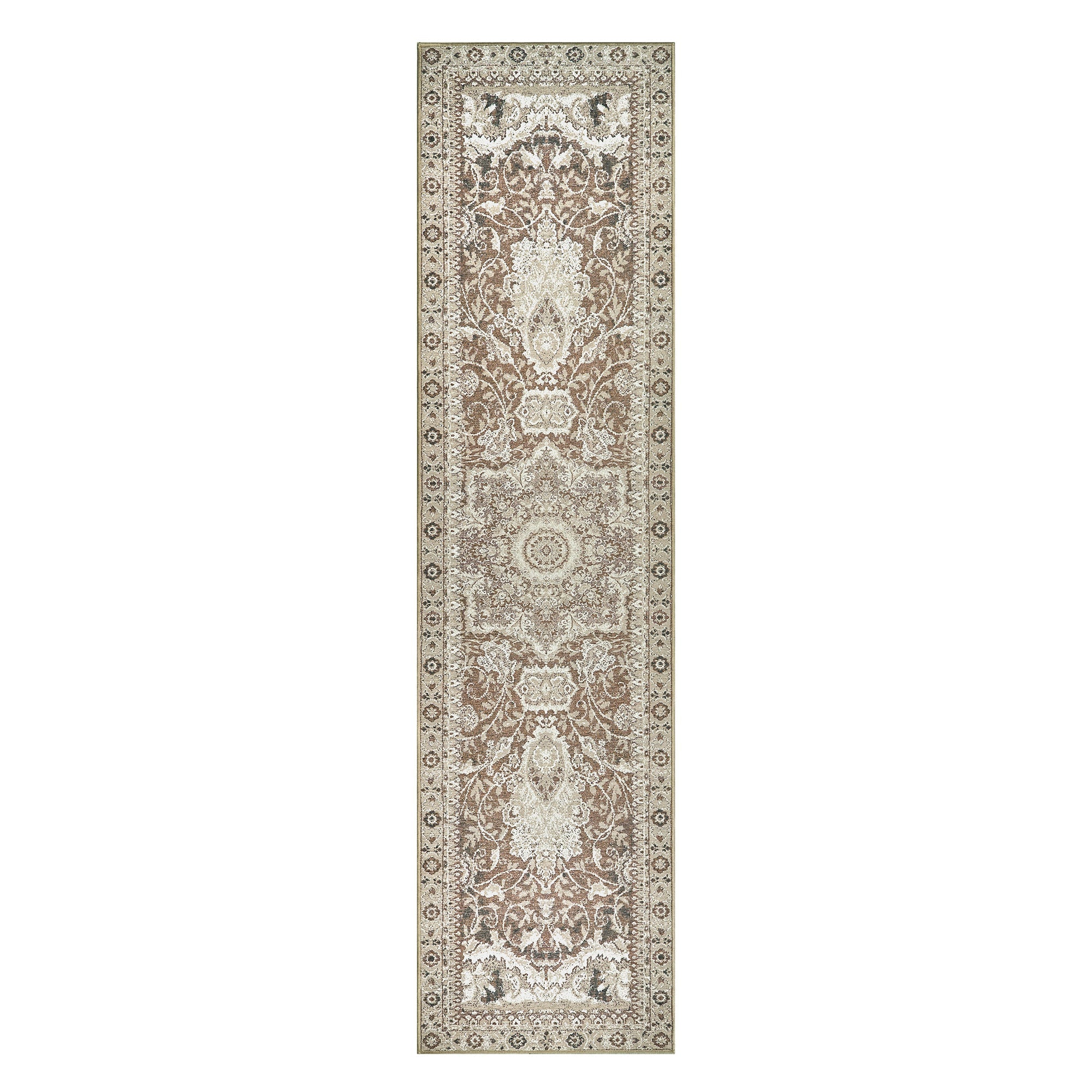 Parviz Brown Washable Rug