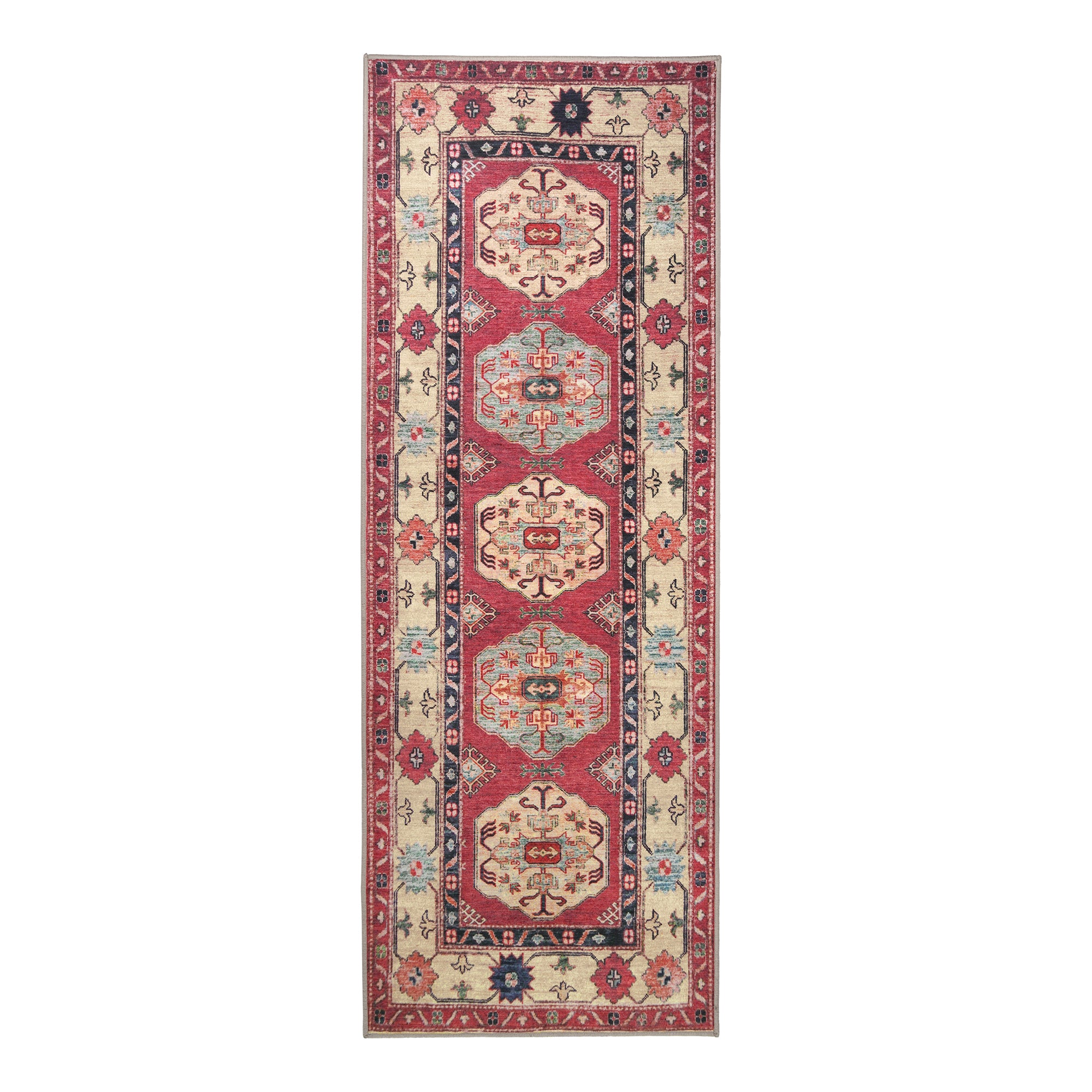 Shary Coral Washable Rug