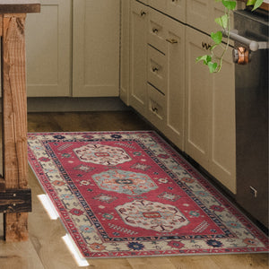 Shary Coral Washable Rug