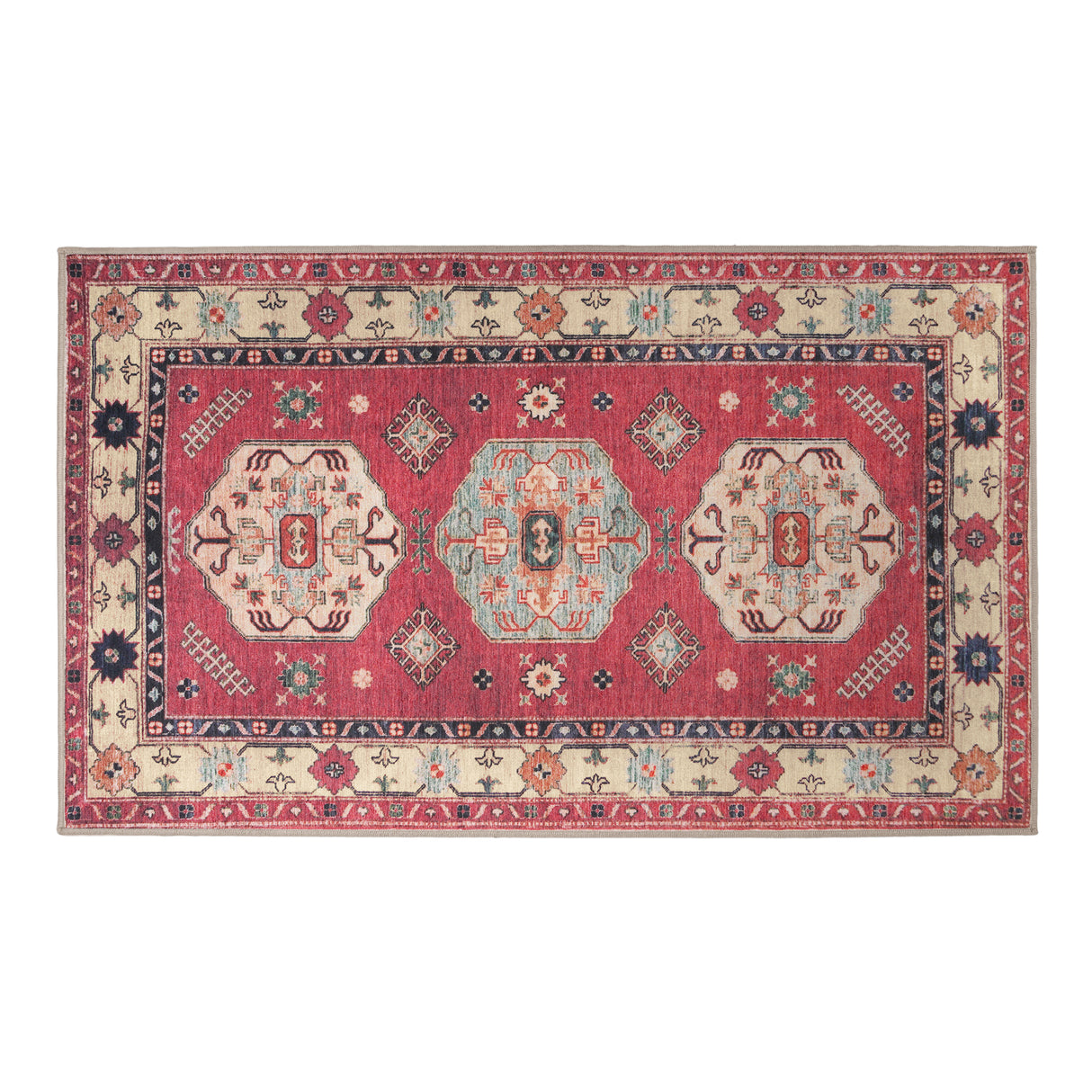 Shary Coral Washable Rug