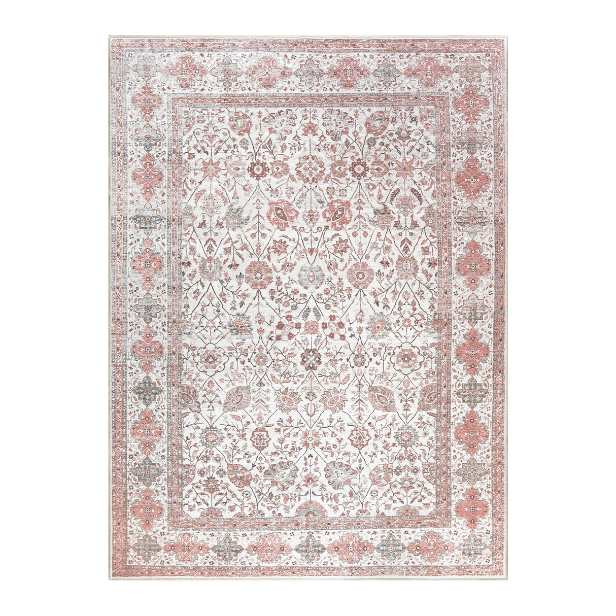 Lerik Multicolor Washable Rug