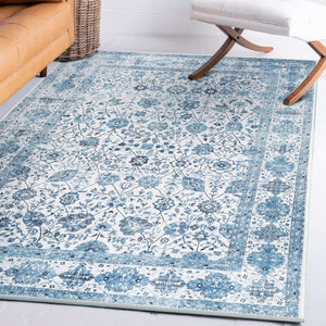 Lerik Blue Washable Rug