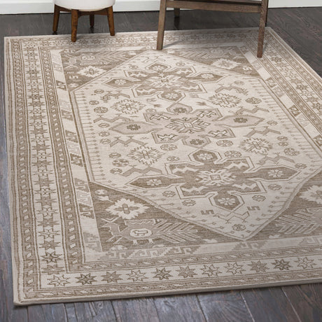 Saraz Grey Silver Washable Rug