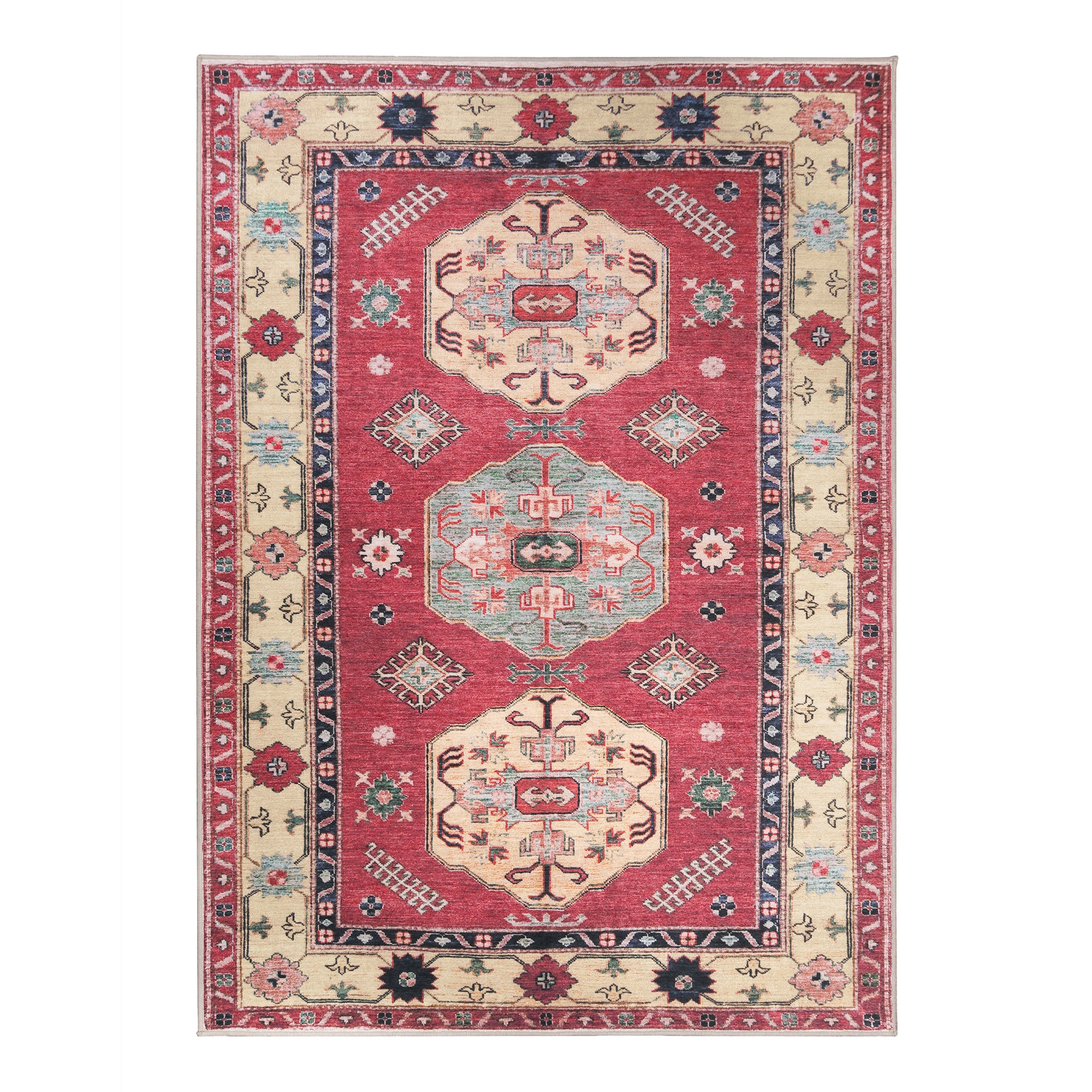 Shary Coral Washable Rug