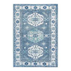 Shary Blue Washable Rug