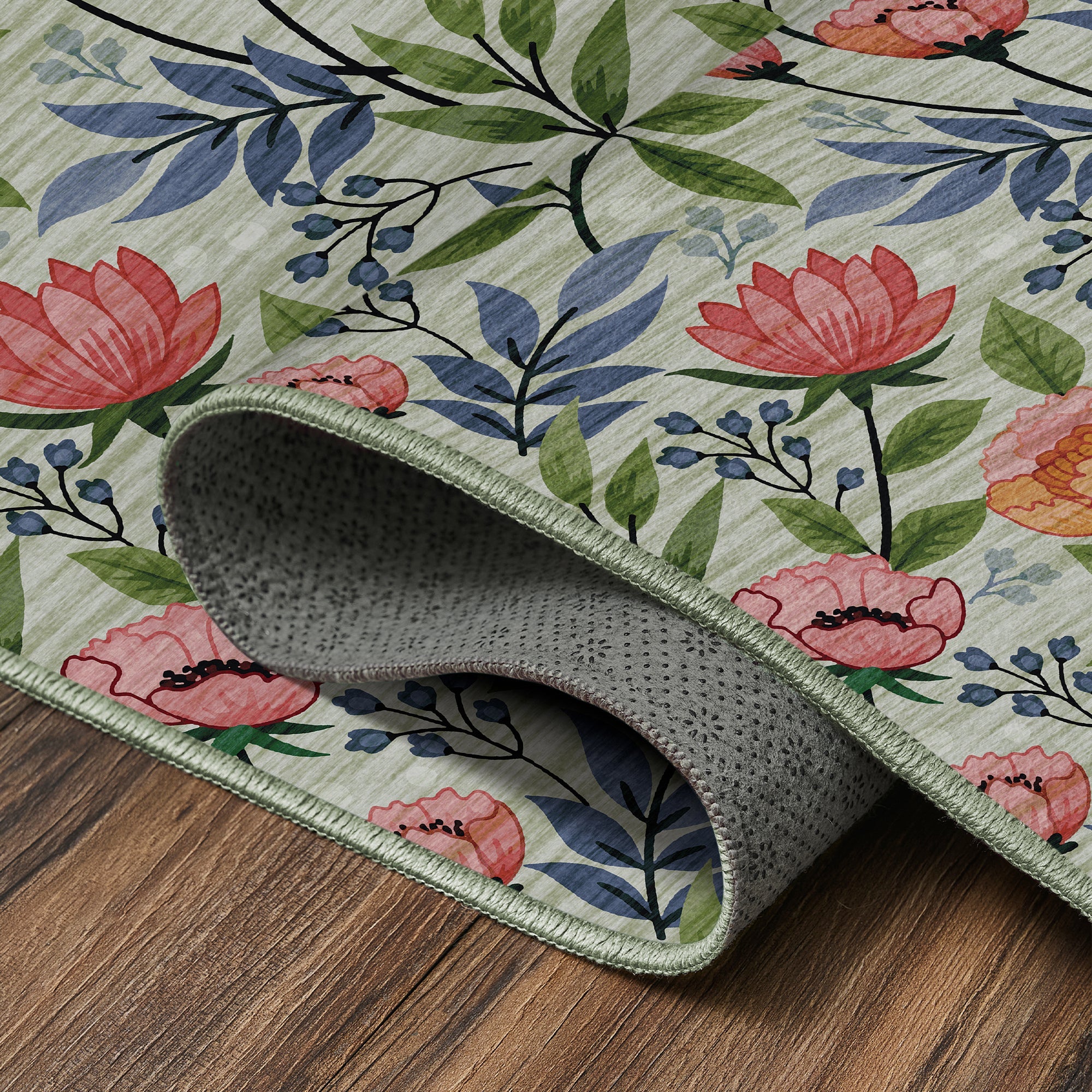 Marisol Gardenia Bathroom Machine Washable Rug