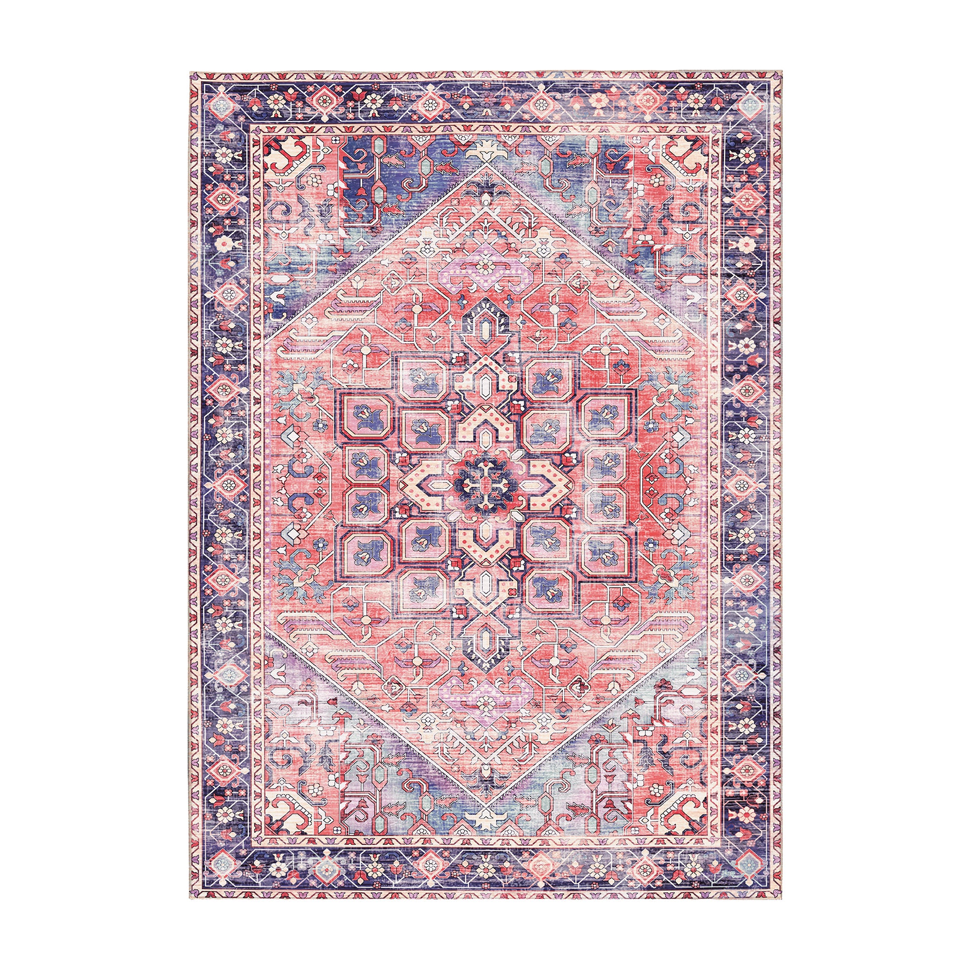 Seraphina Multicolor Machine Washable Rug