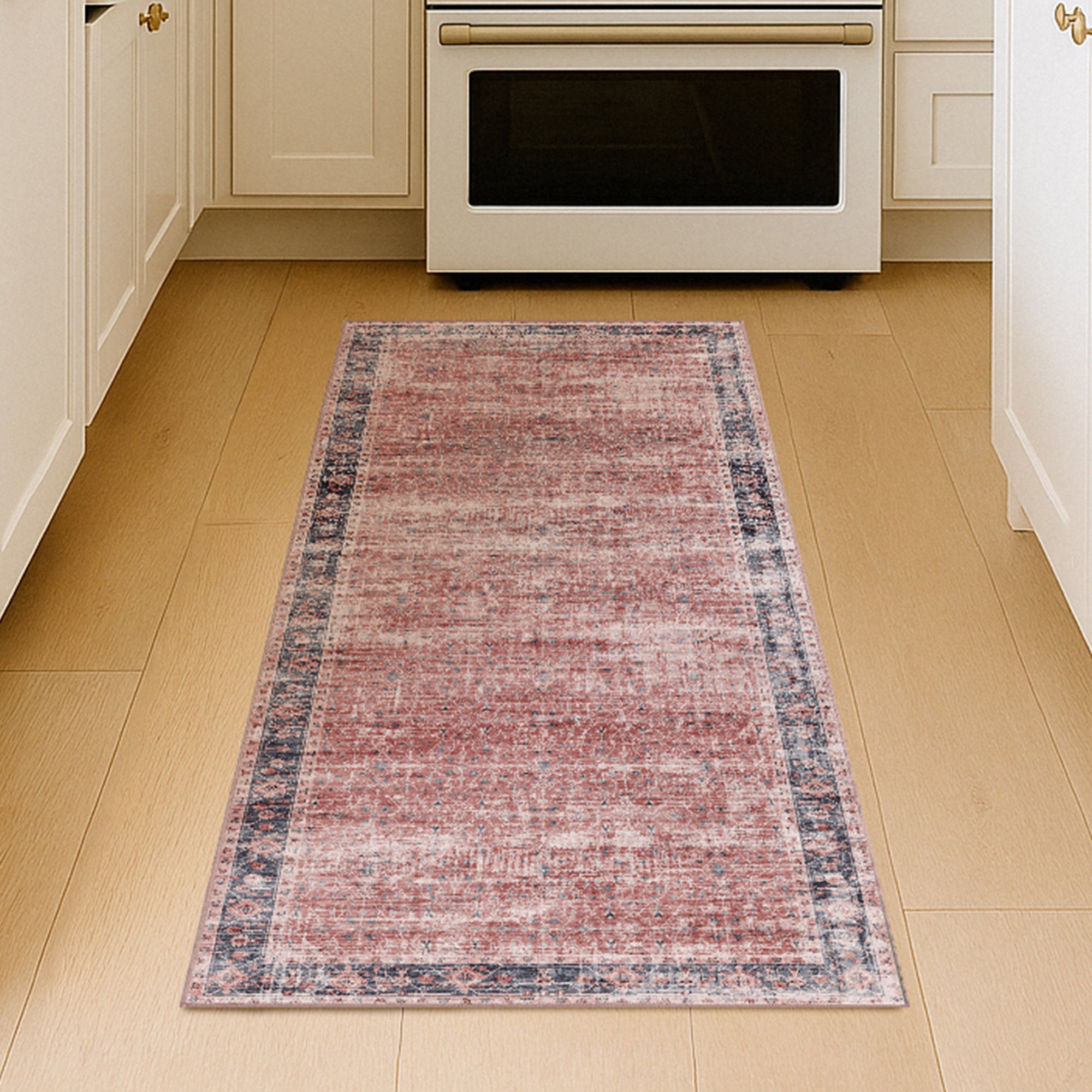 Sylvan Moor Garnet Machine Washable Rug