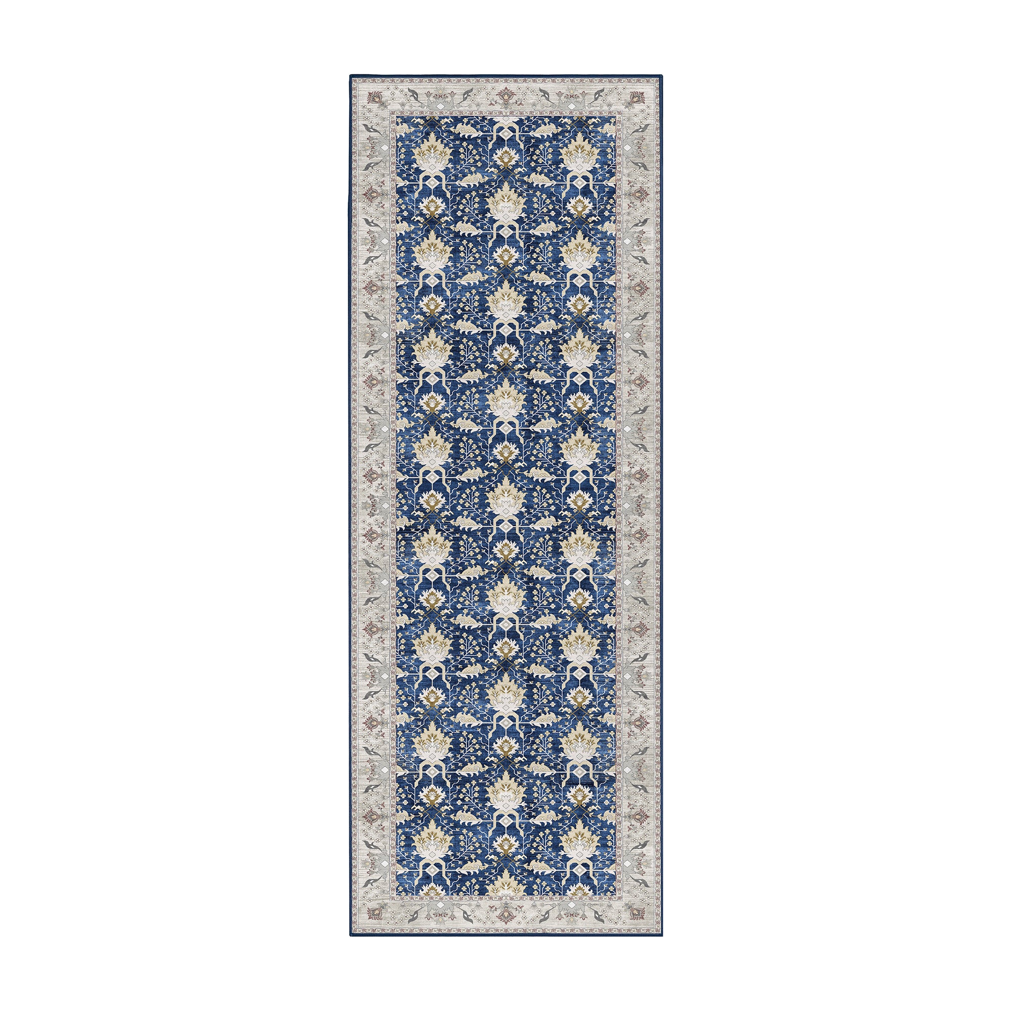 Aurelian Sapphire Machine Washable Rug