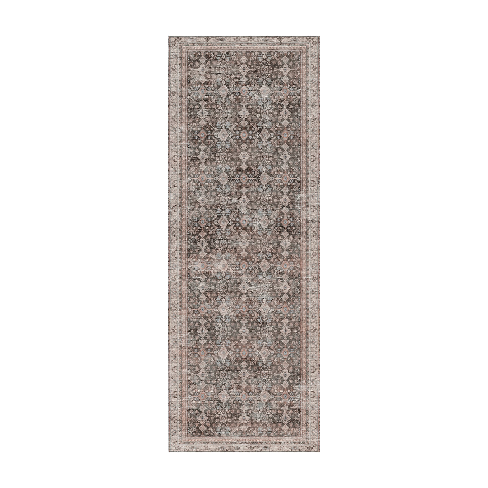 Verdelle Taupe Machine Washable Rug