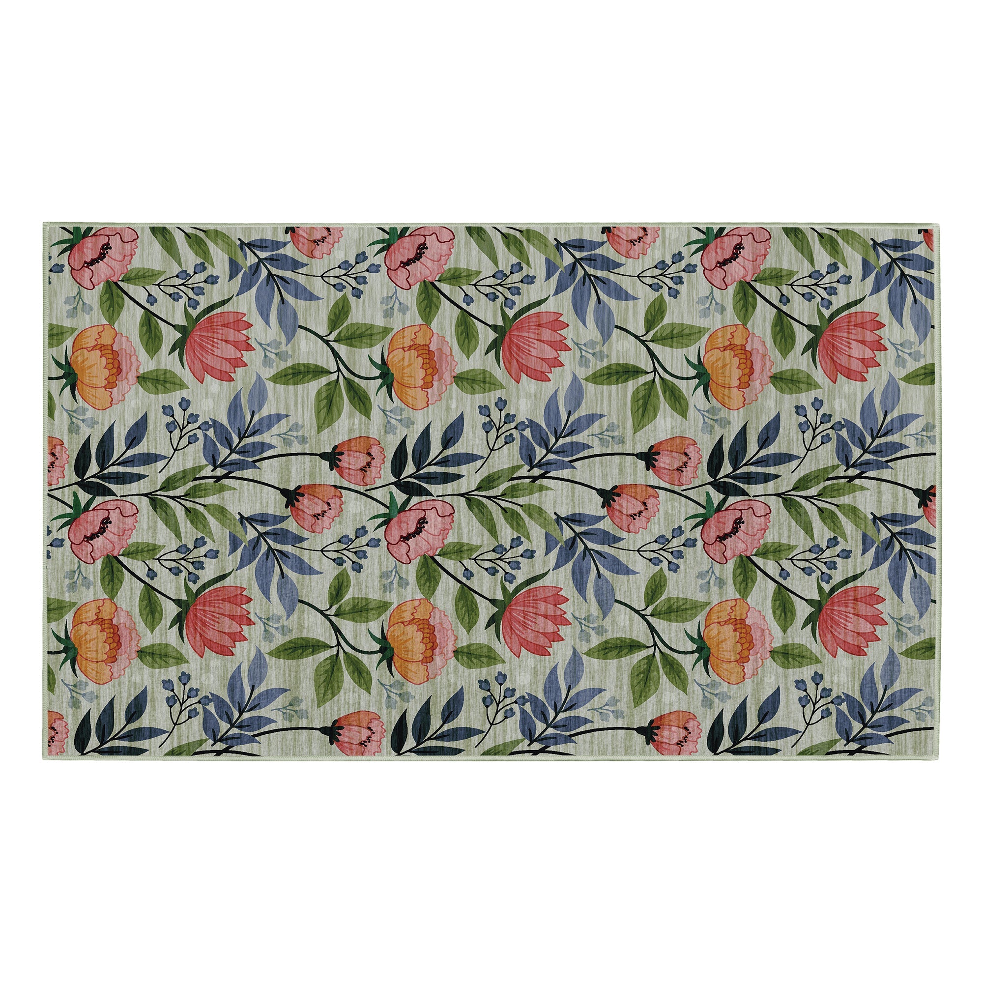 Marisol Gardenia Kitchen Machine Washable Rug