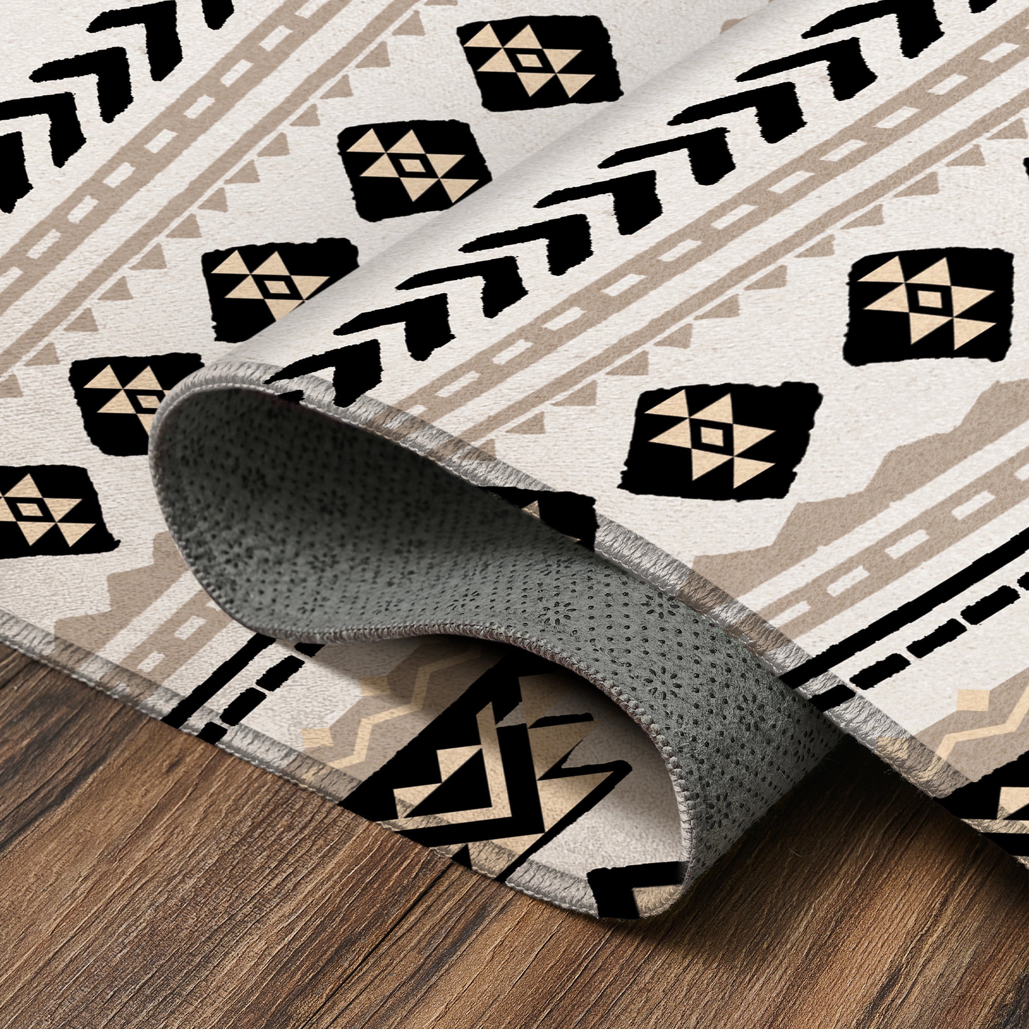 Harper Tribal Sand Machine Washable Rug