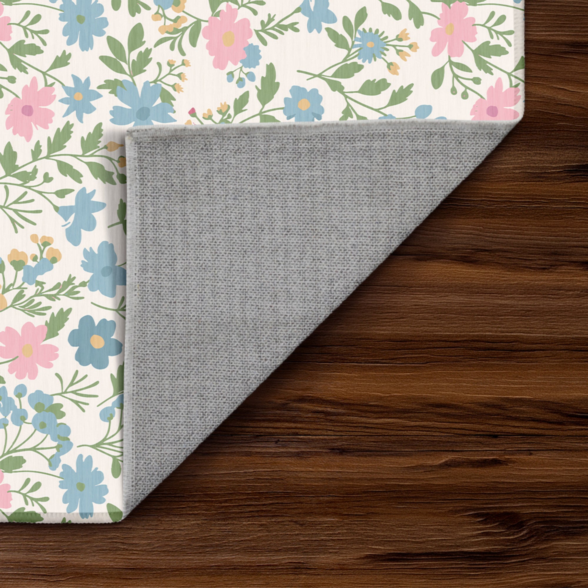 Eliza Floral Multicolor Machine Washable Rug