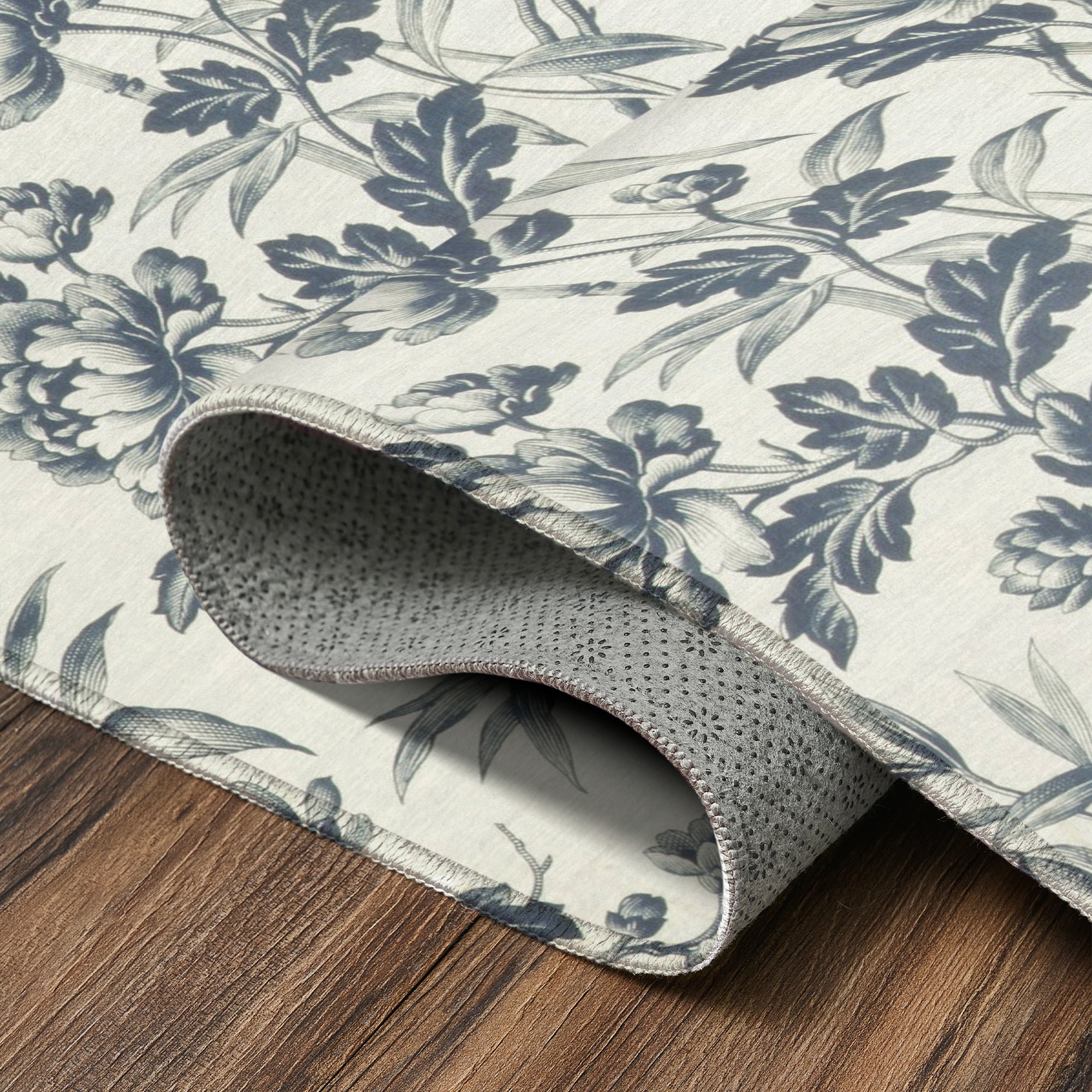 Daphne Floral Machine Washable Rug