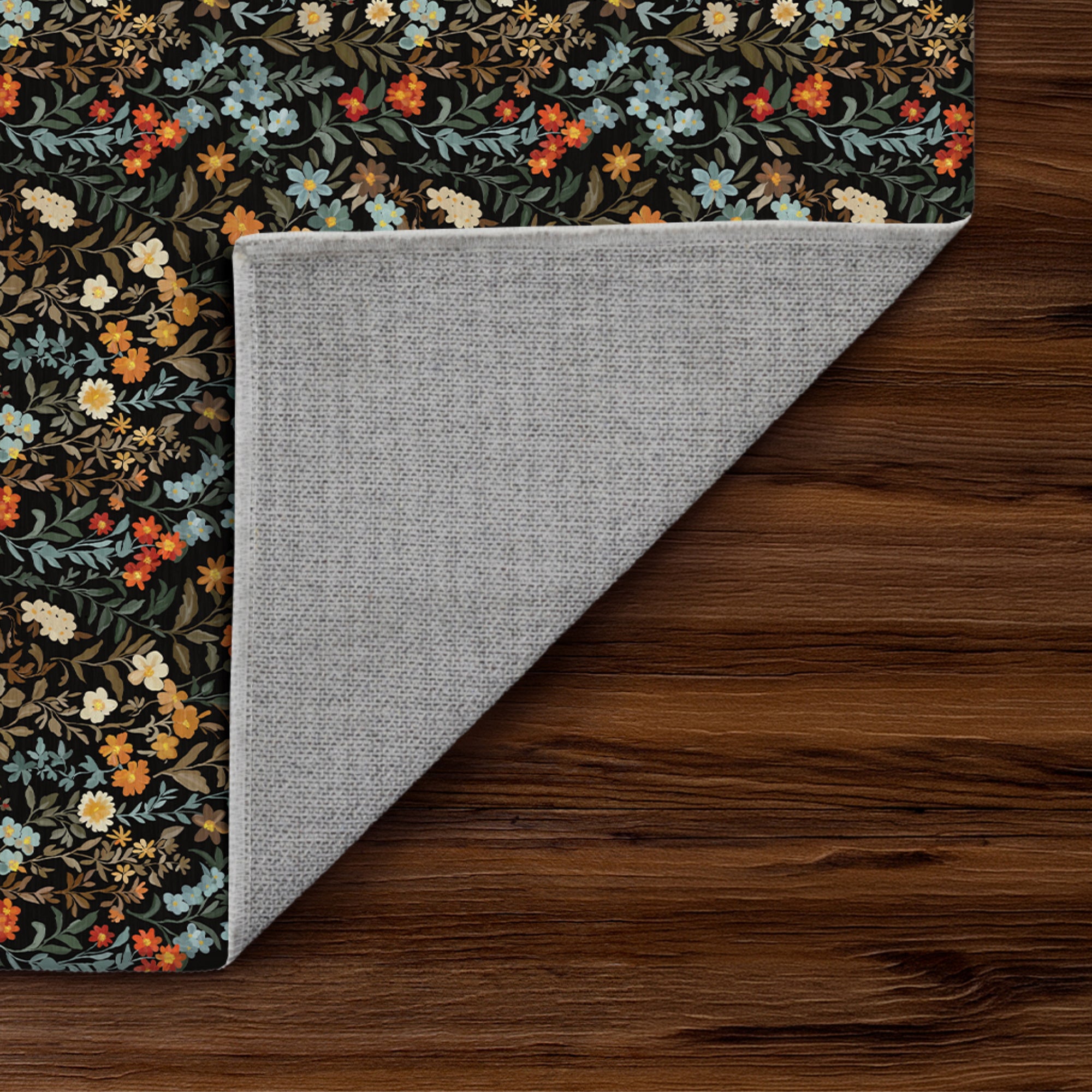 Penelope Floral Multicolor Machine Washable Rug