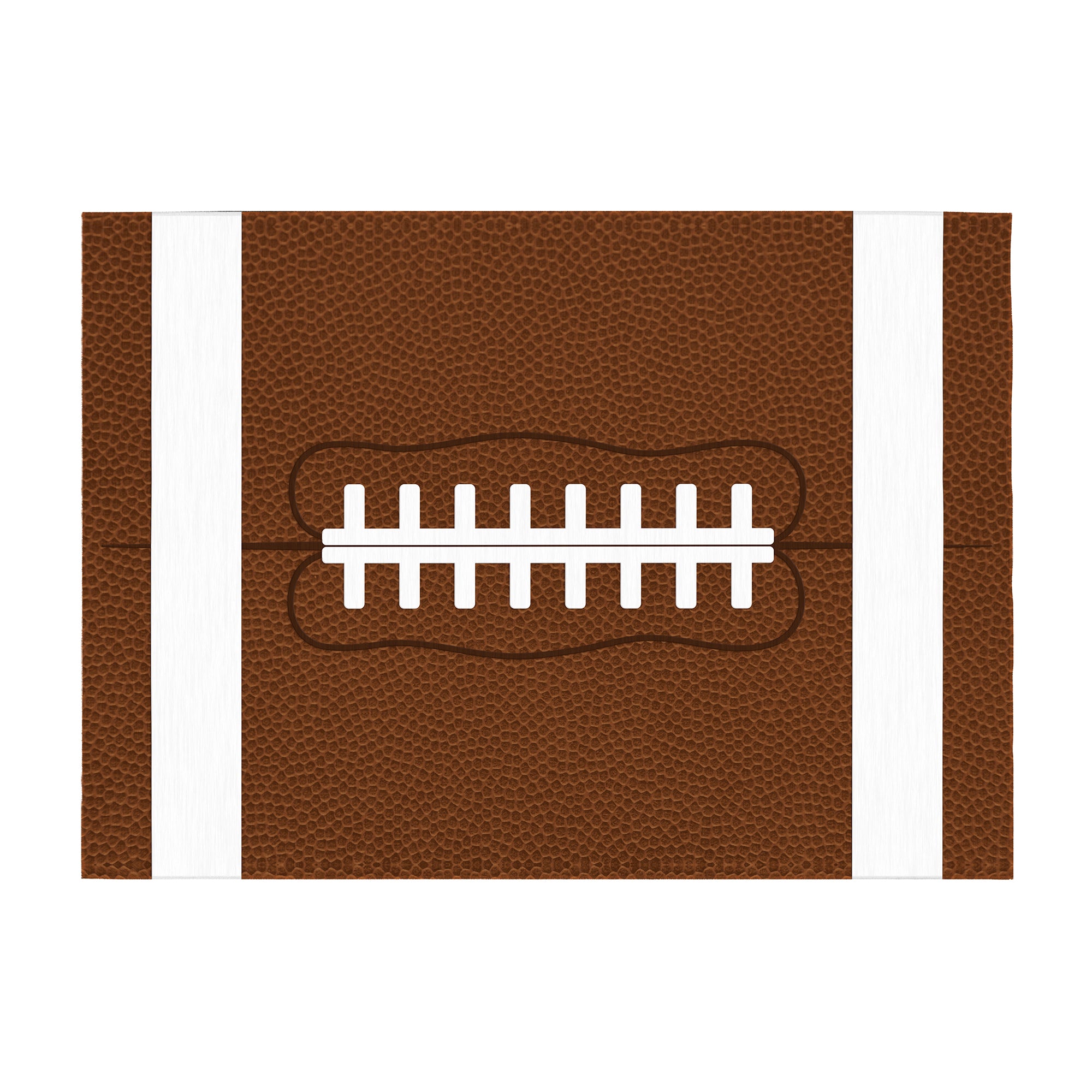 Football Machine Washable Rug