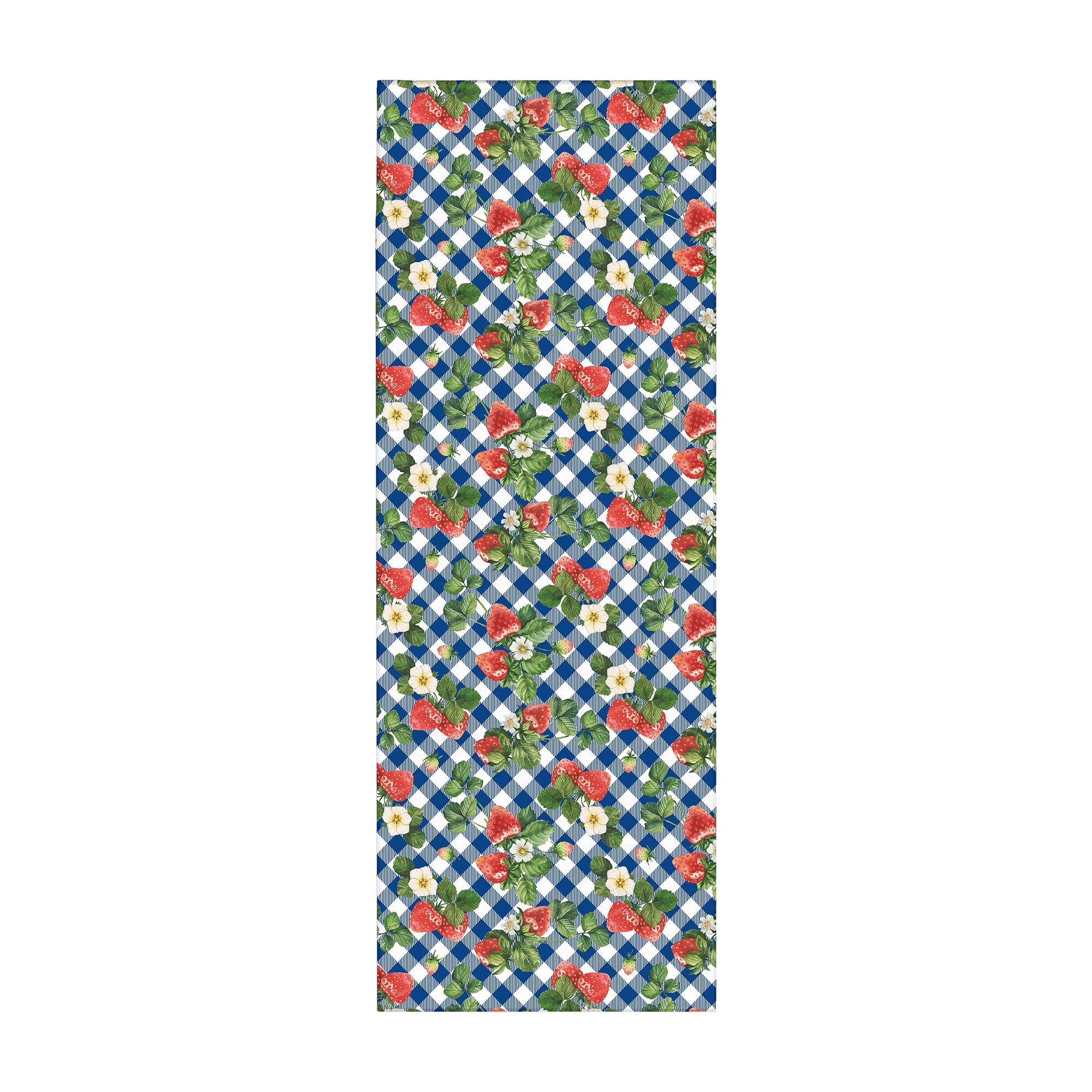 Berry Pattern Multicolored Kitchen Washable Rug