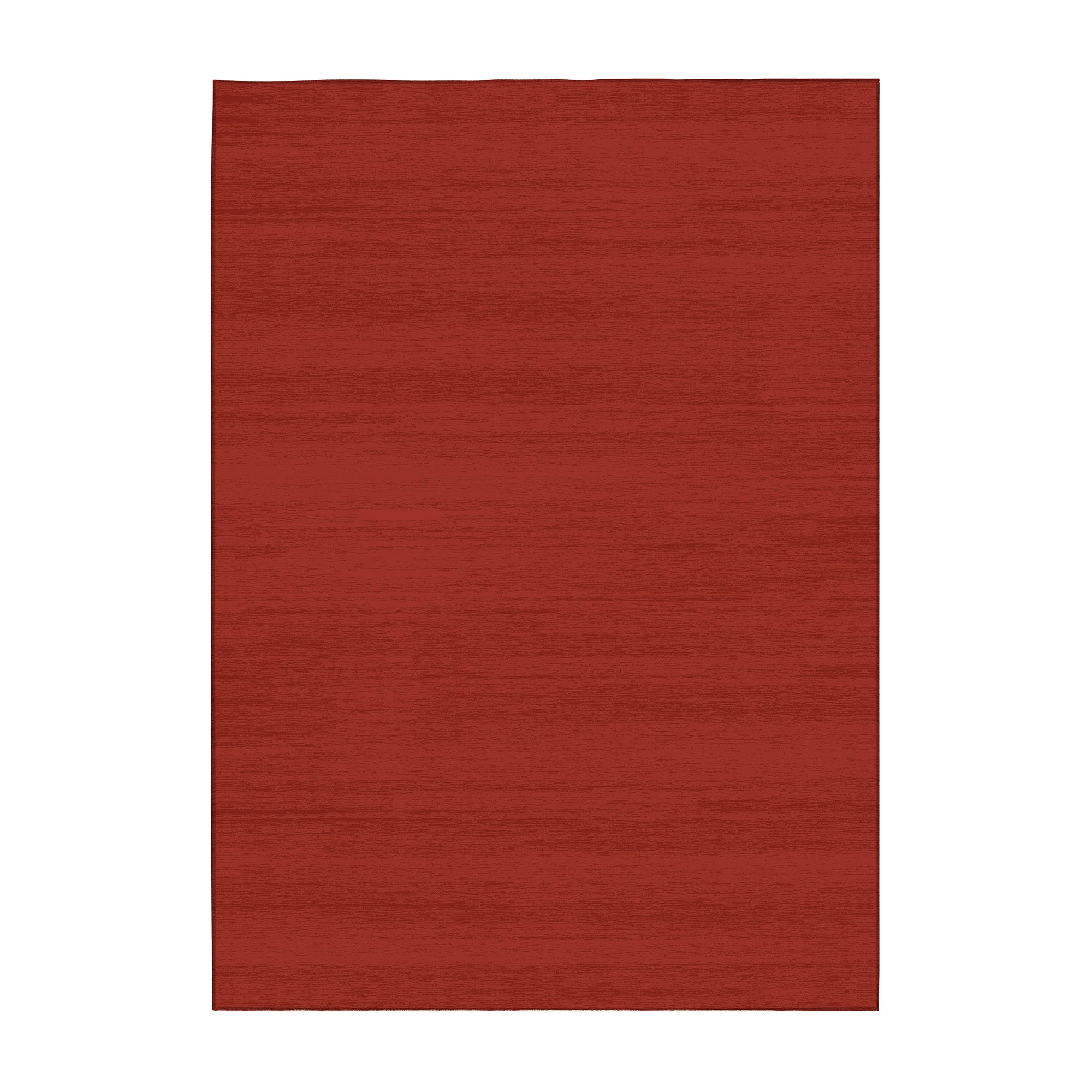 Solid red large area rug 5x7 washable non slip low pile bold red rug for living room bedroom
