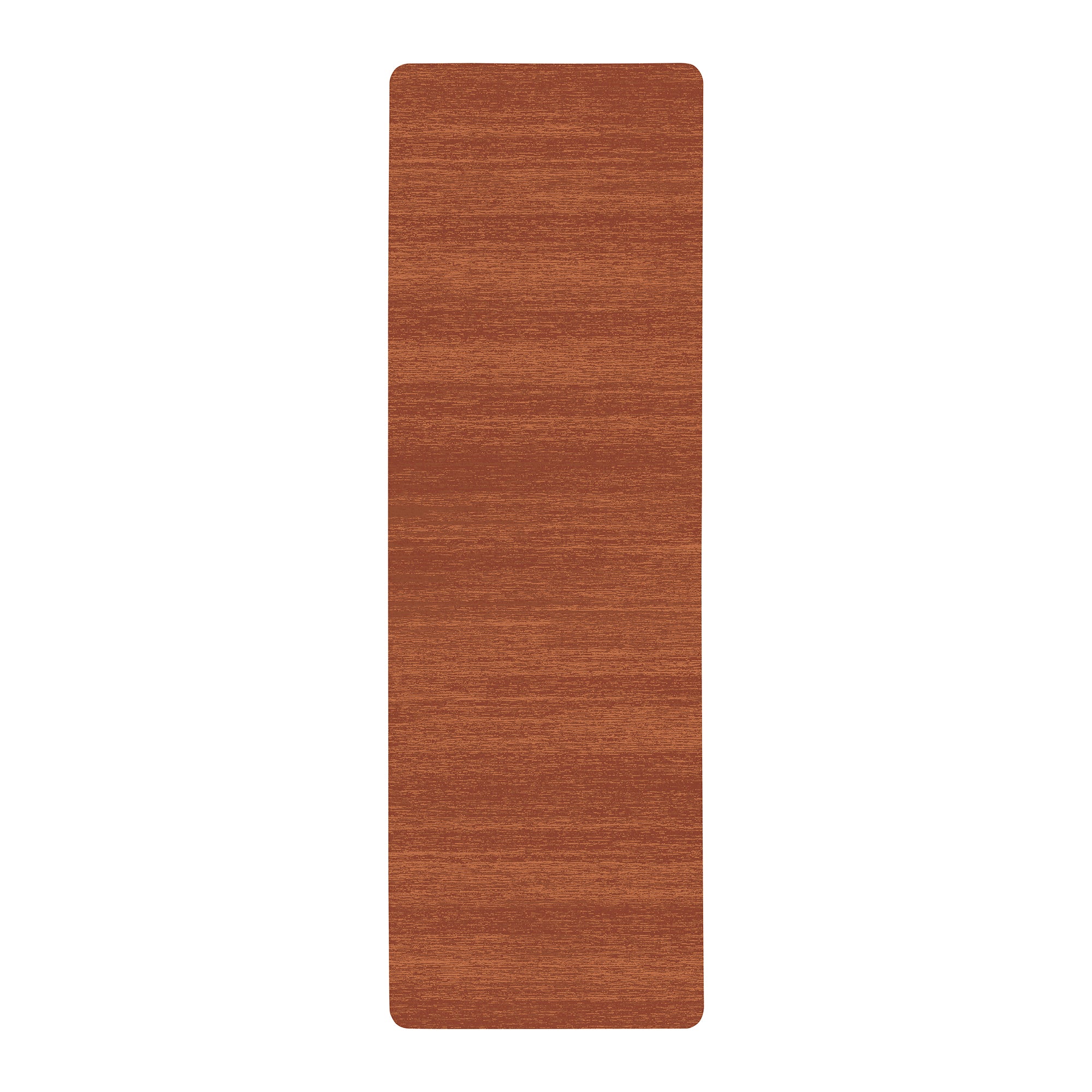 Solid brick red anti fatigue yoga mat 28x72 non slip cushioned fitness mat for home gym kitchen and standing desk