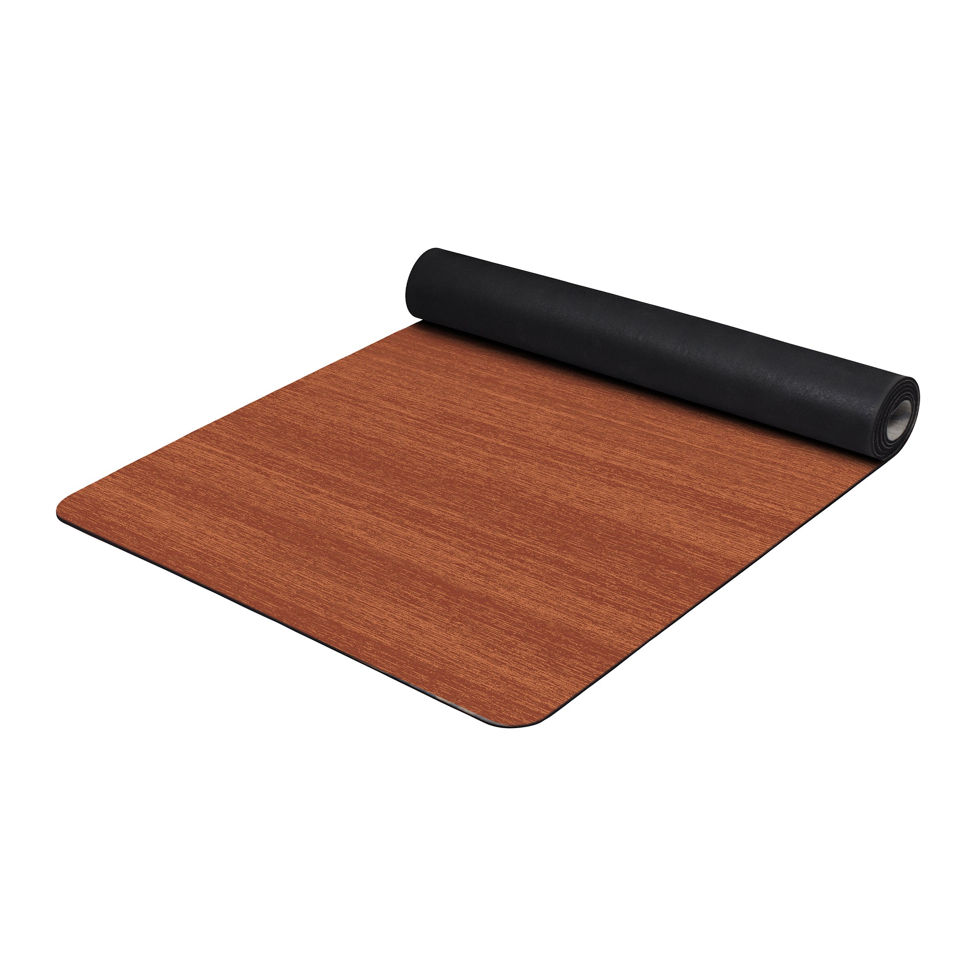 Solid brick red anti fatigue yoga mat 28x72 non slip cushioned fitness mat for home gym kitchen and standing desk