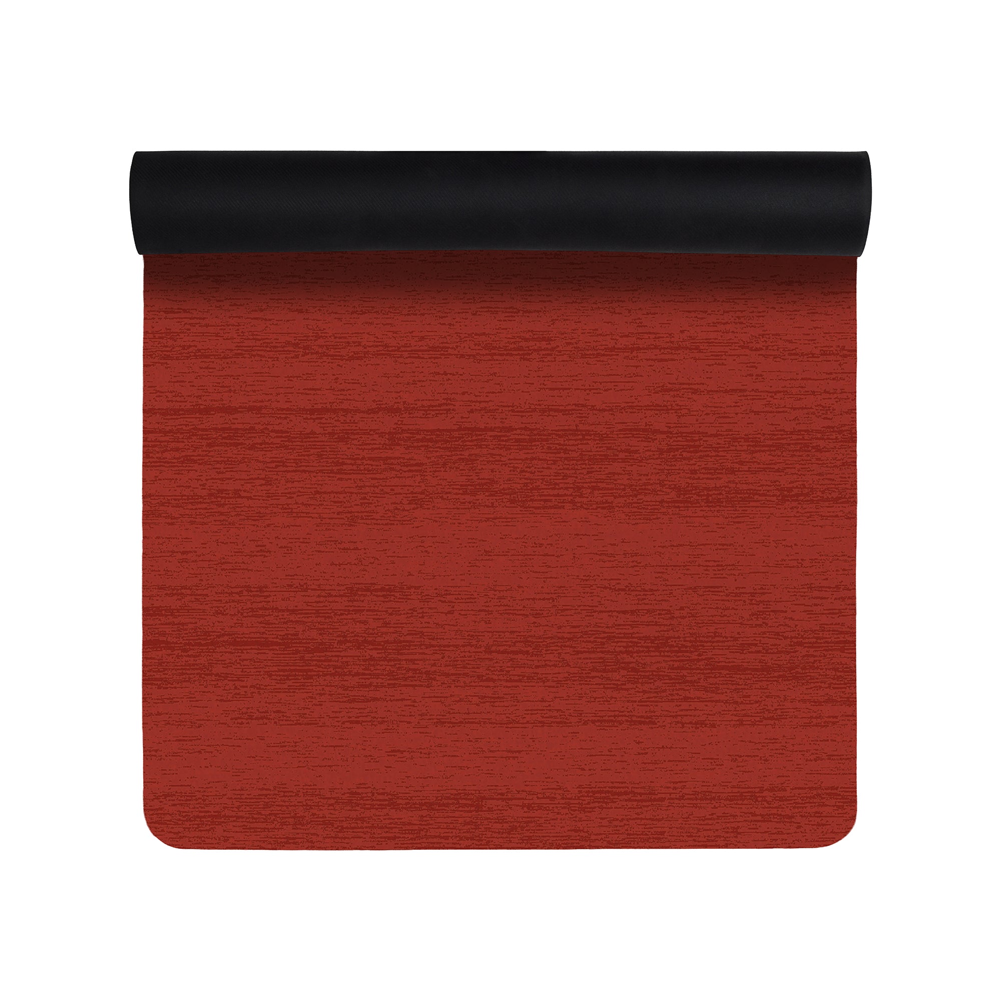 Solid red anti fatigue yoga mat 28x72 non slip cushioned fitness mat for home gym kitchen and standing desk