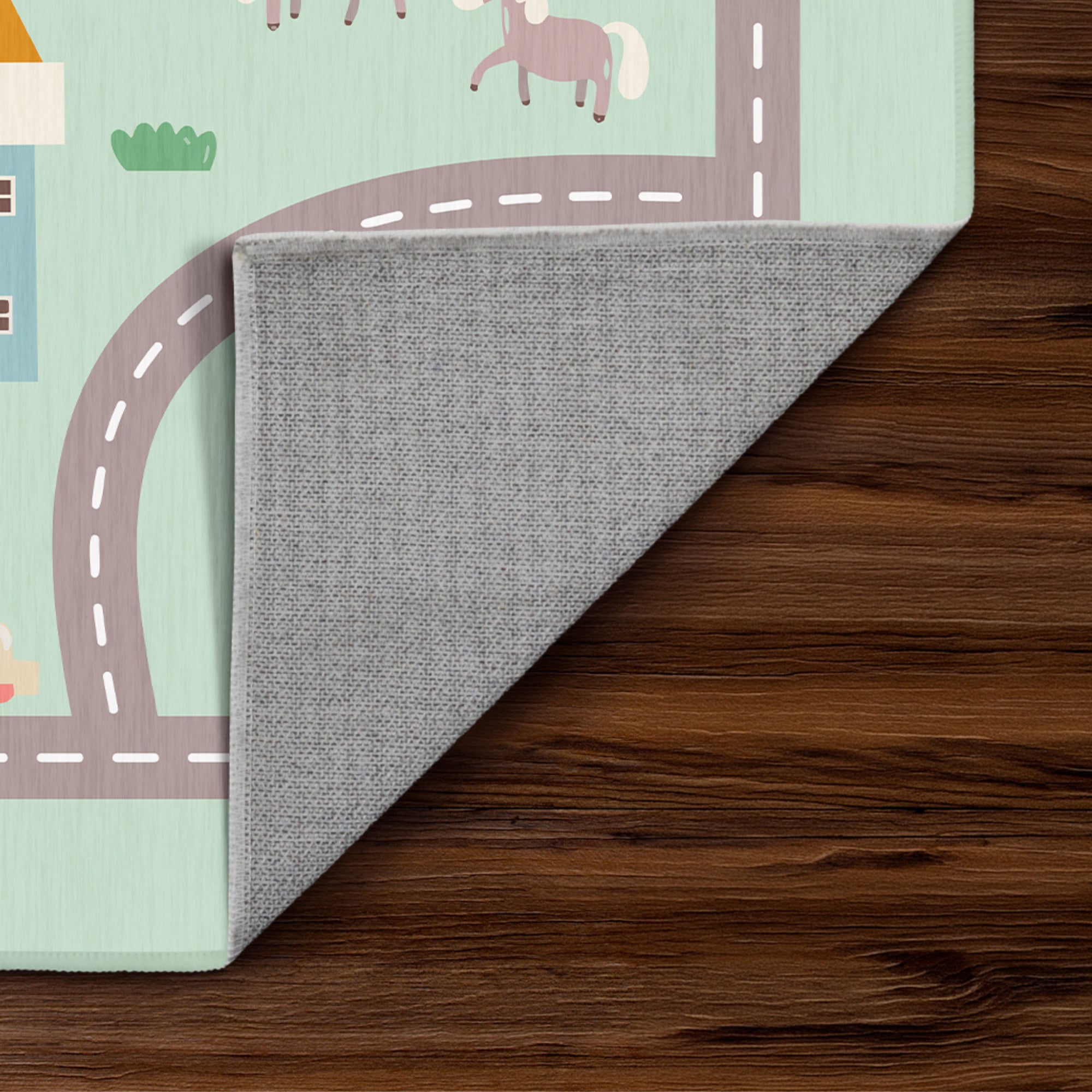 Tiny Town Machine Washable Rug