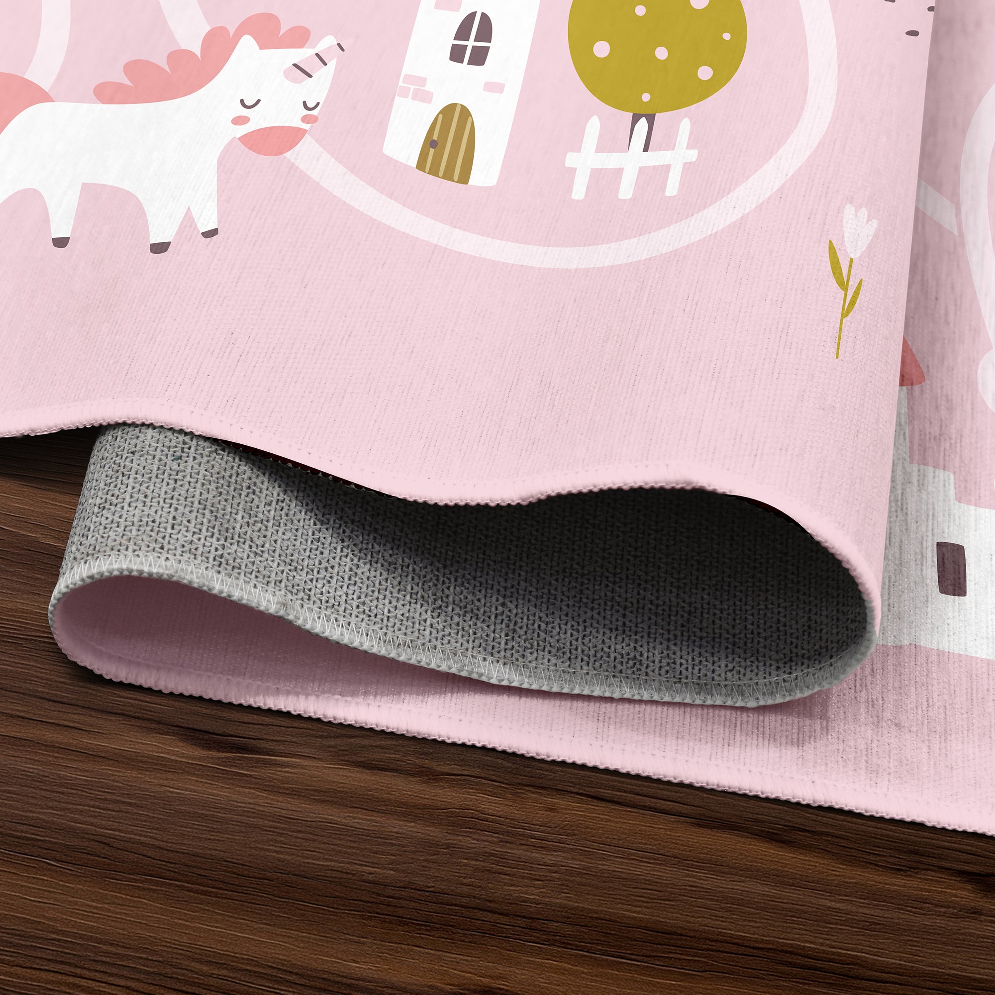 Fairy Tale Land Machine Washable Rug