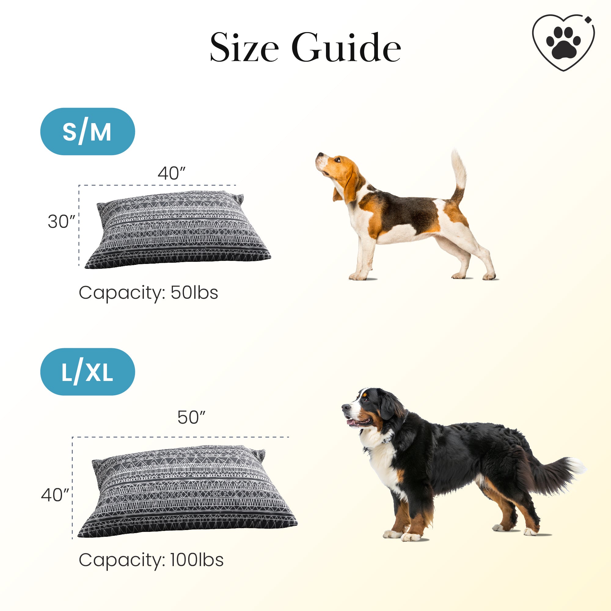 Chelsea Tribal Aztec Grey Doggy Bed Pillow Washable Pet Bed