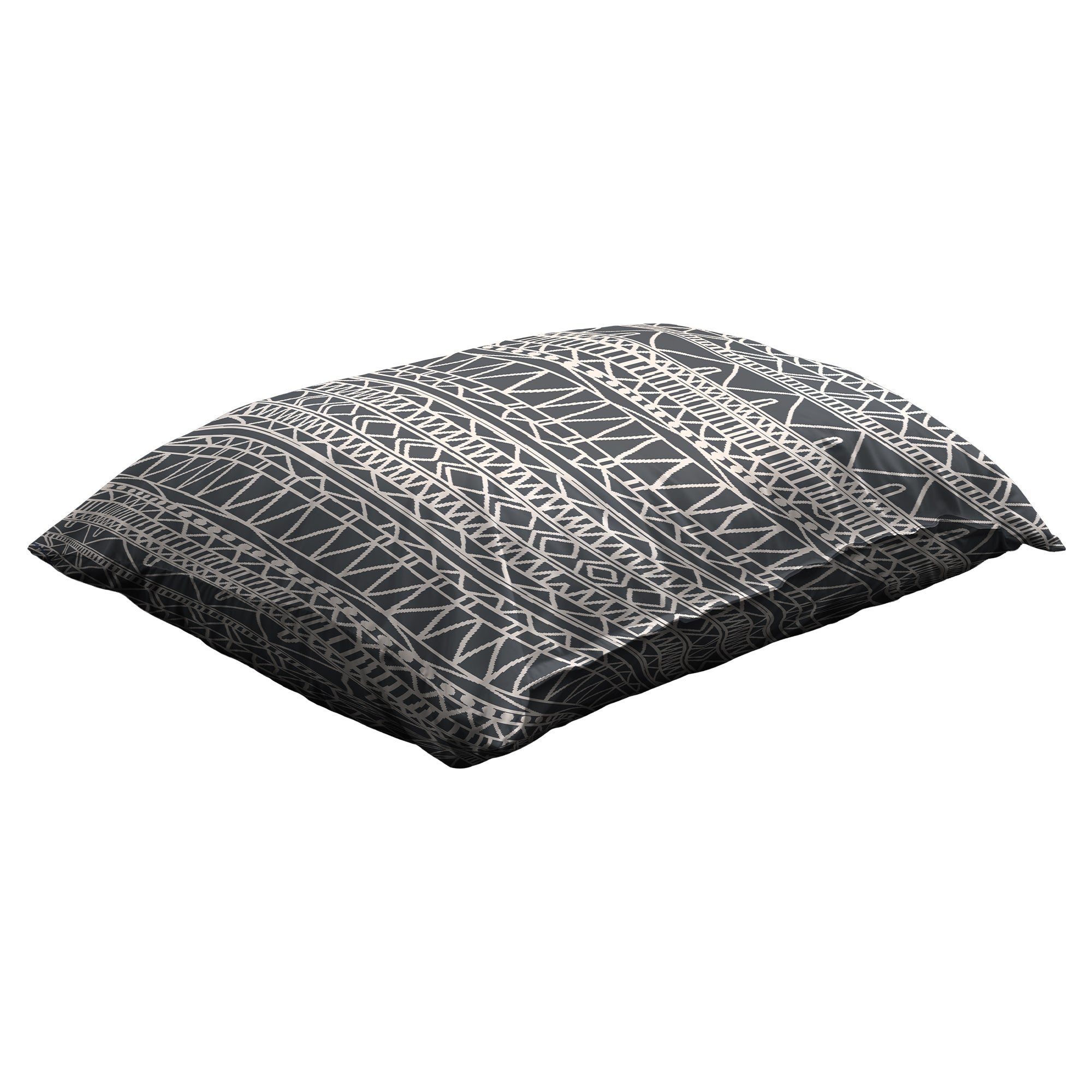 Chelsea Tribal Aztec Grey Doggy Bed Pillow Washable Pet Bed
