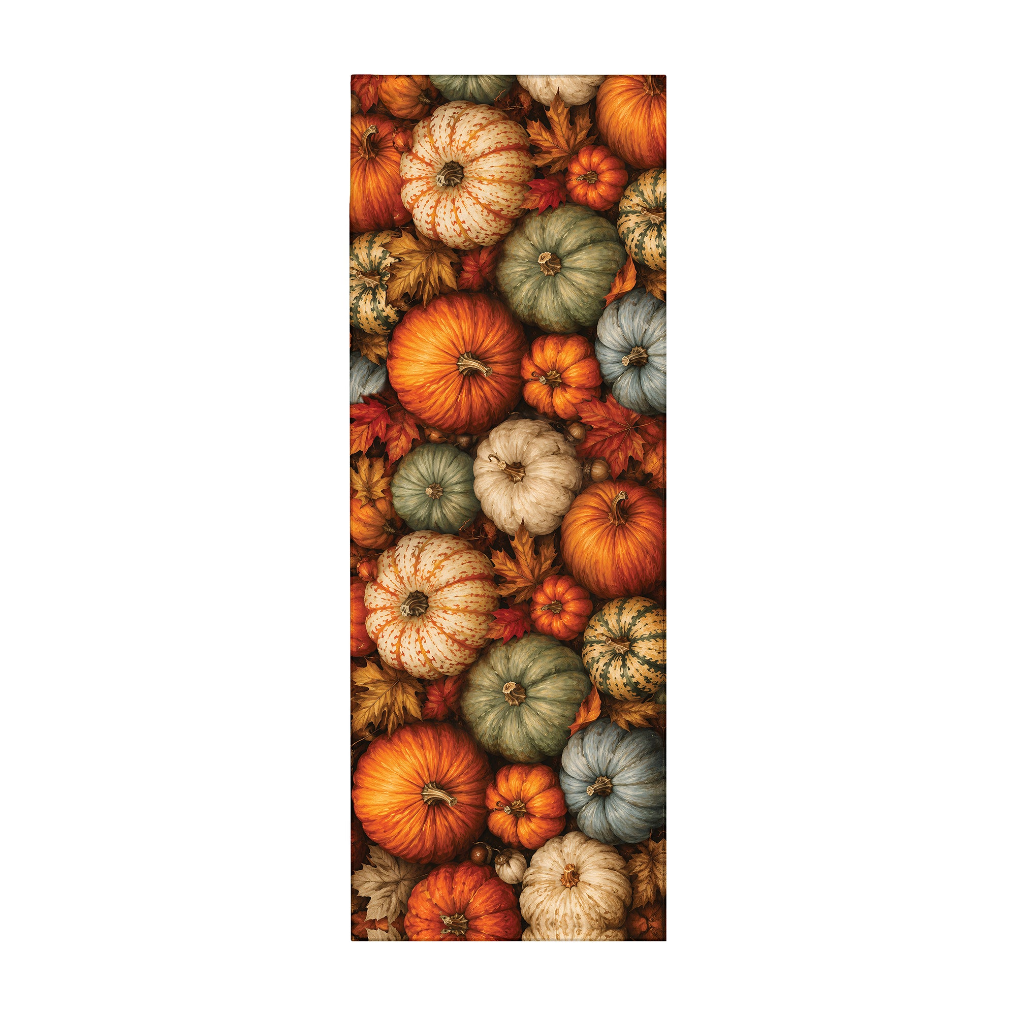 Pumpkin Patch Harvest Machine Washable Rug