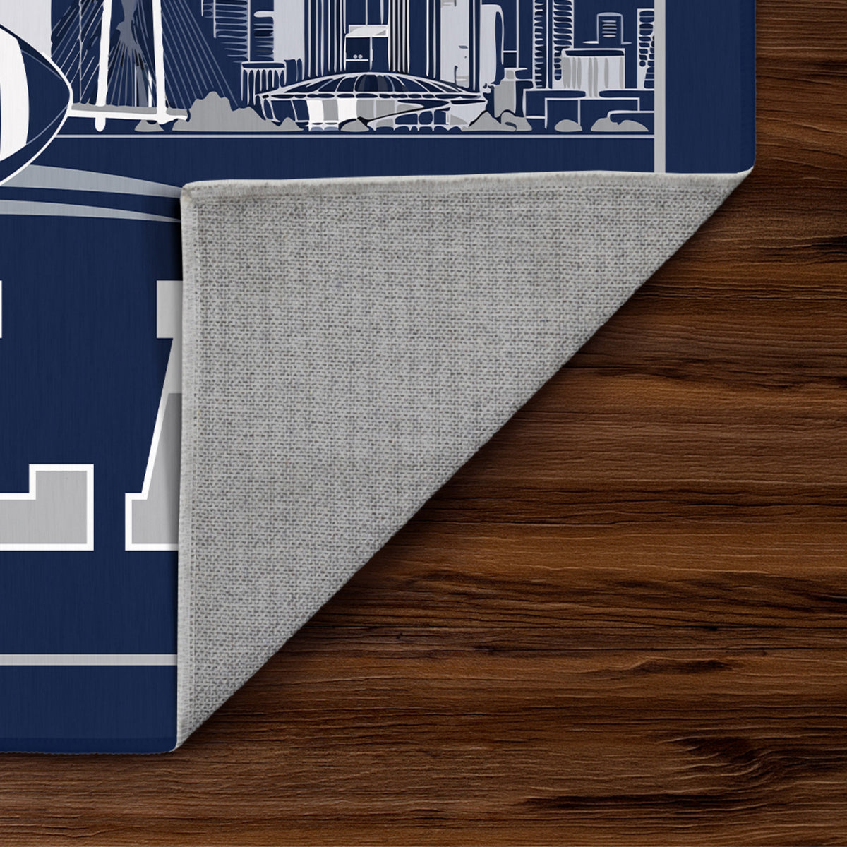 Dallas Football Machine Washable Rug