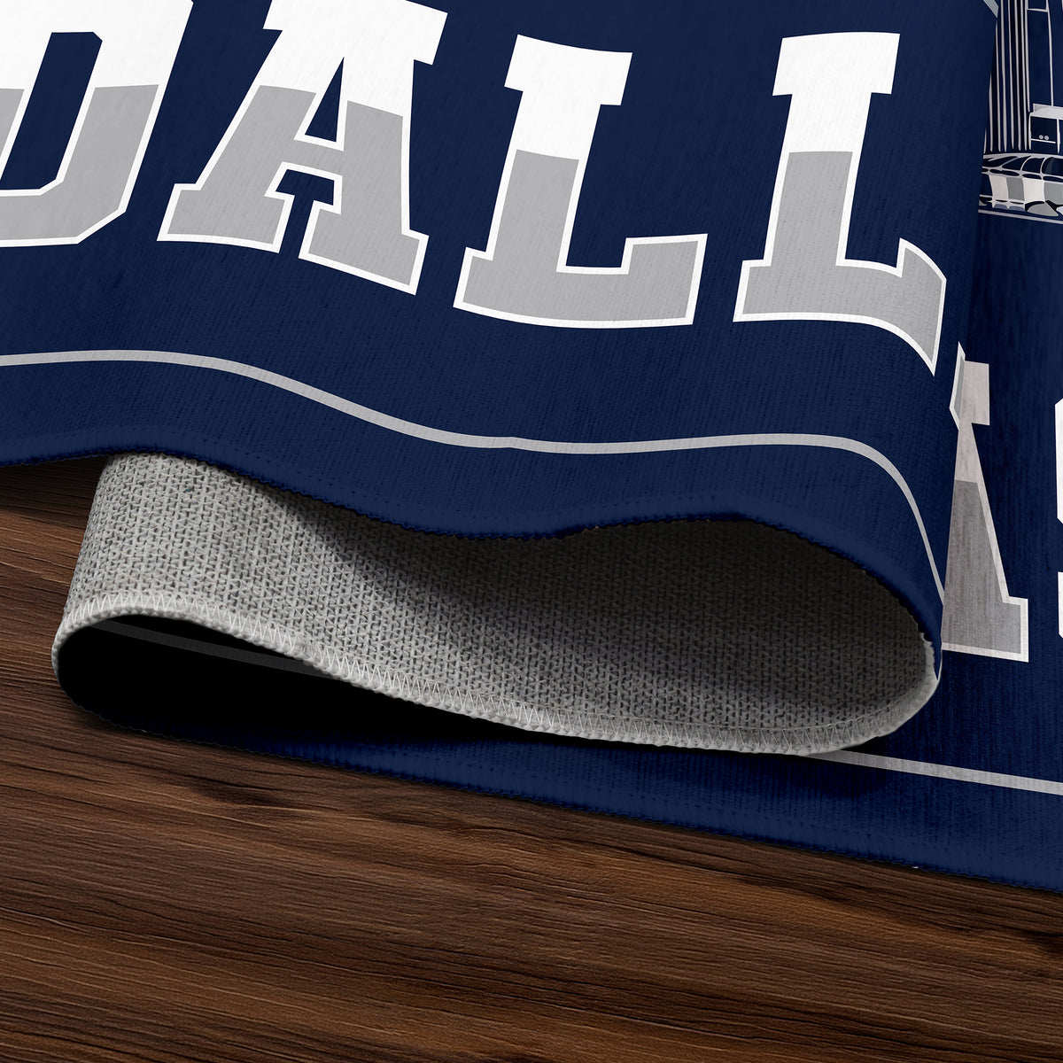 Dallas Football Machine Washable Rug