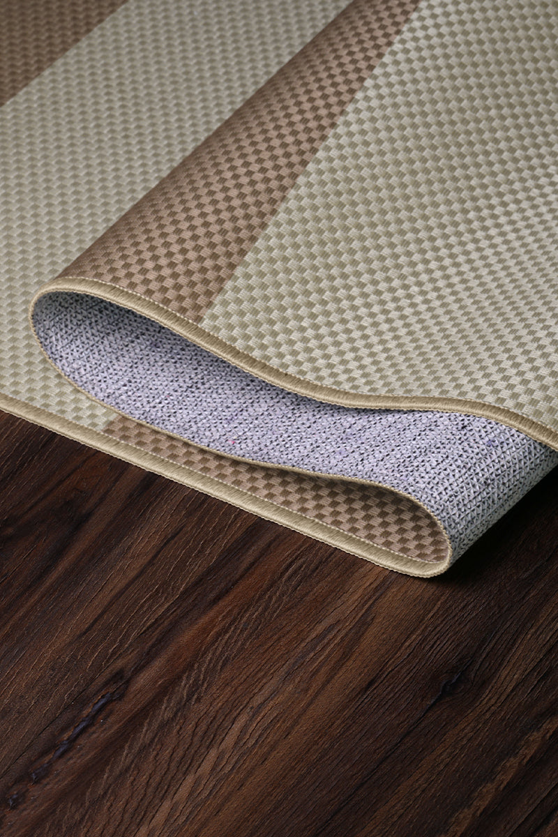 Jute Anika Striped Washable Rug 5'x7'