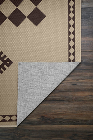 Jute Kilim Kiki Natural Washable Rug 5'x7'