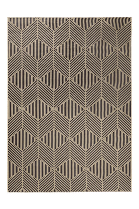 Jute Q-Bert Washable Rug In Natural 5'x7'