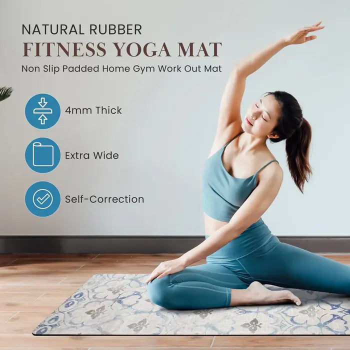 Dula Light Sage Green 71x27 Anti-Fatigue Washable Yoga Mat