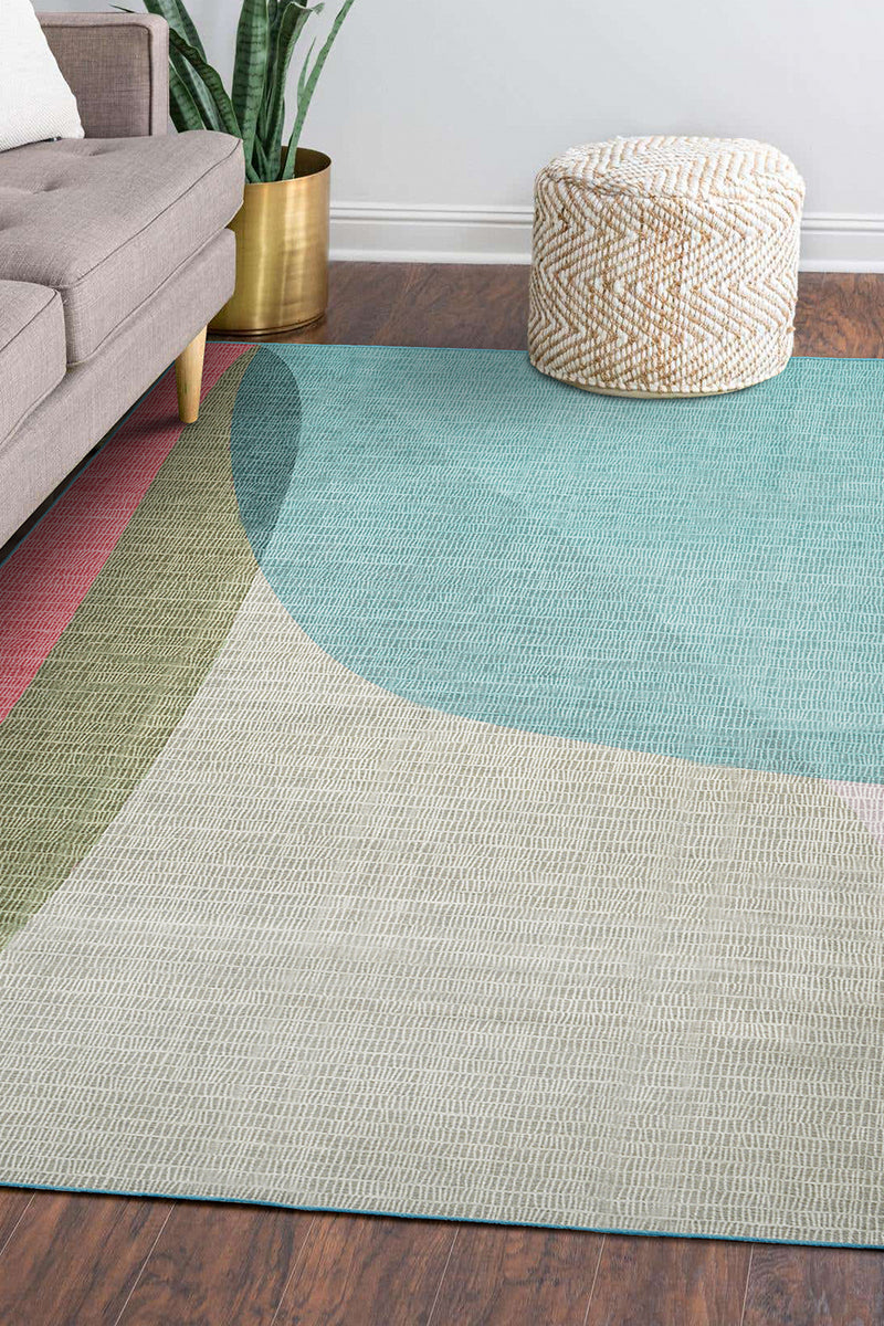 Cove Green Washable Rug