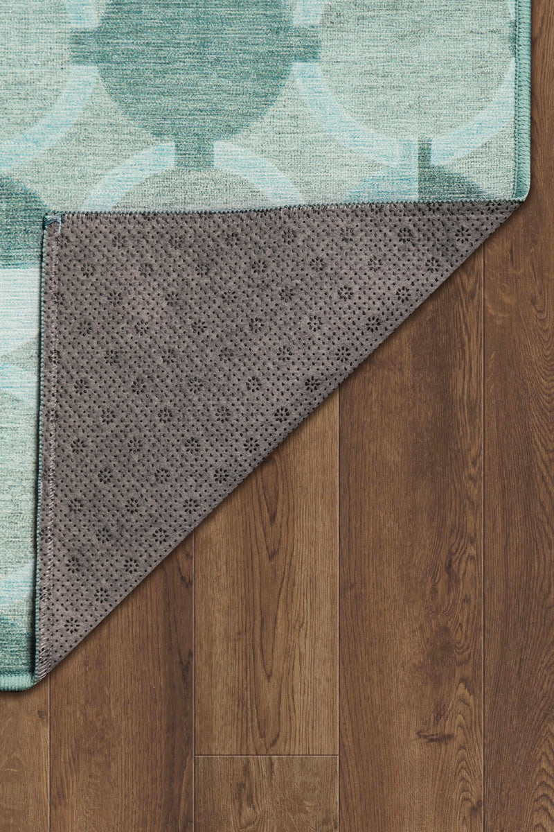 Dula Light Sage Green Washable Rug