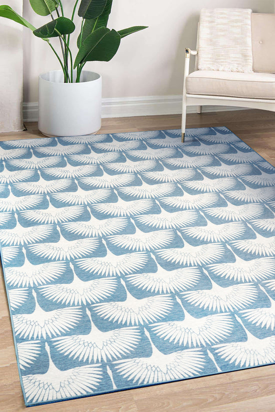 My Magic Carpet Parviz Grey Washable Rug 5'x7
