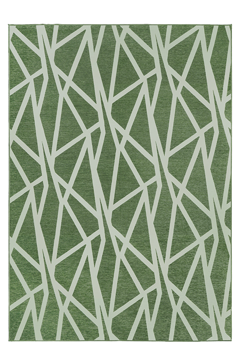 Intersections Juniper Green Washable Rug
