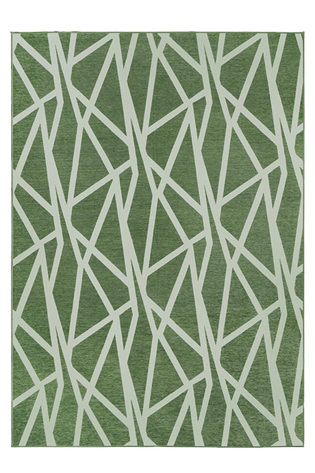 Intersections Juniper Green Washable Rug