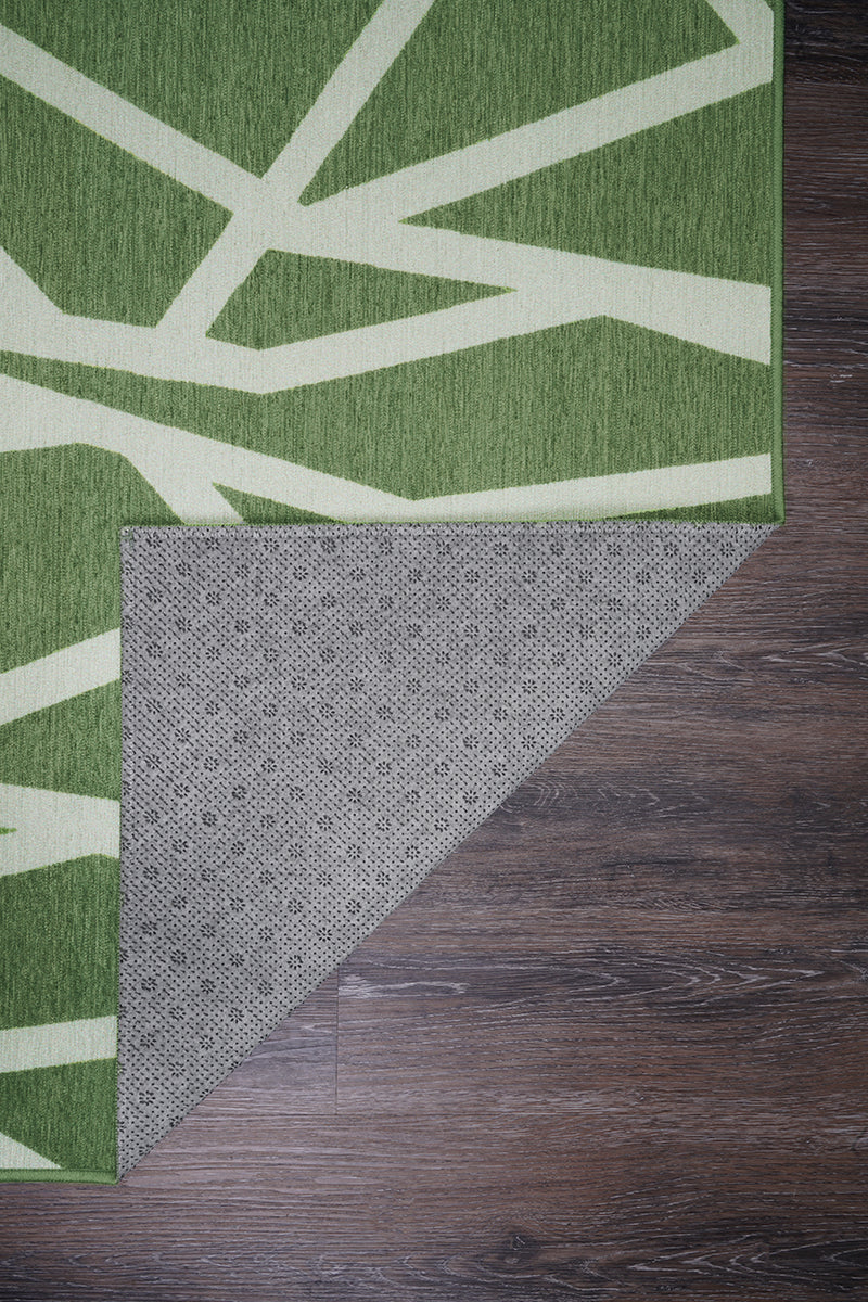 Intersections Juniper Green Washable Rug