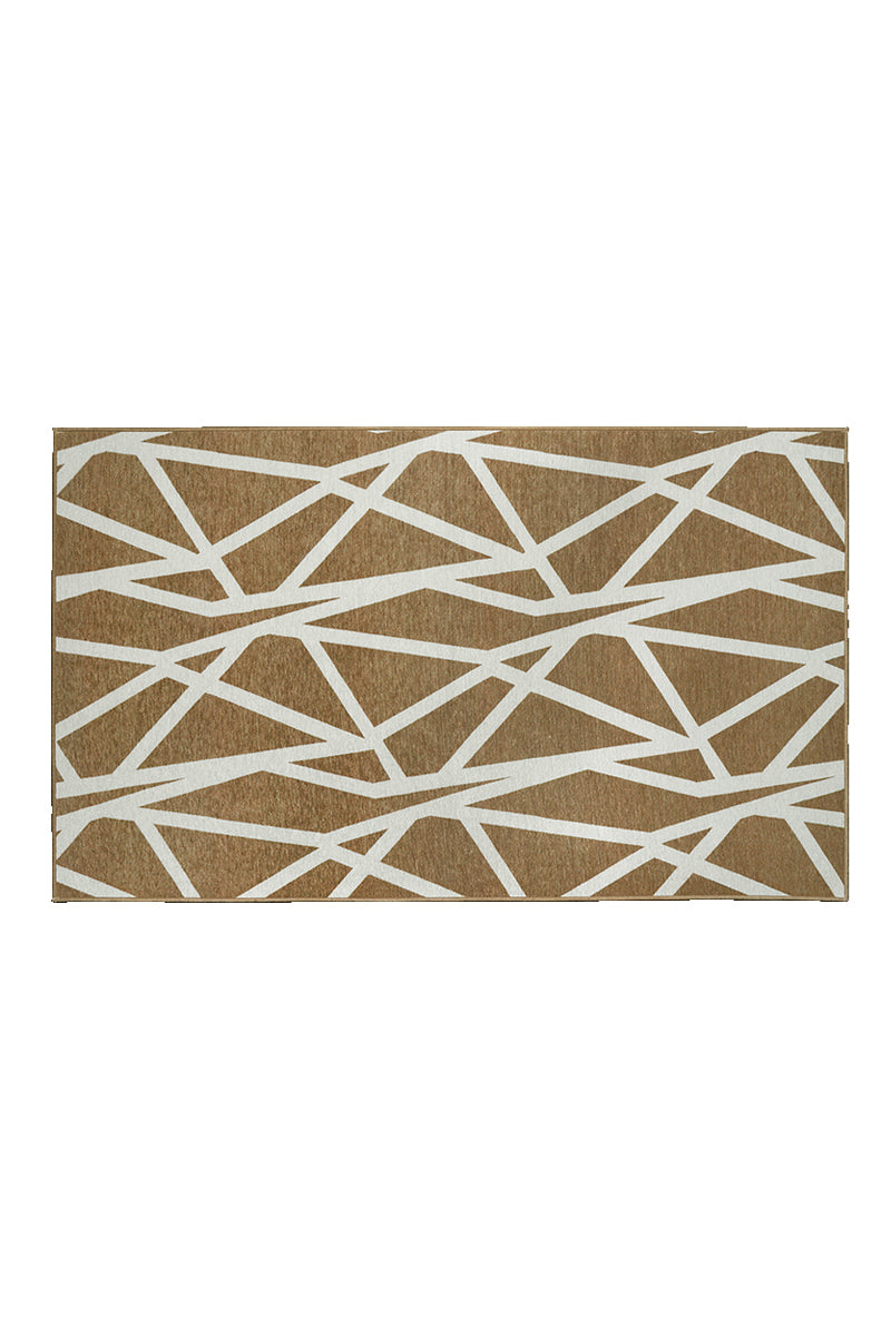 Intersections Camel Washable Rug
