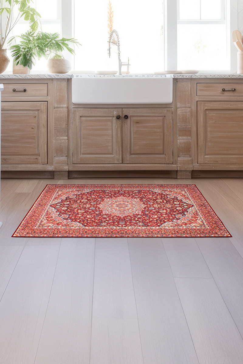 Kenya Ruby Washable Rug