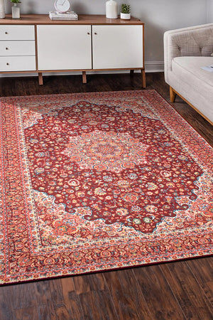 Kenya Ruby Washable Rug